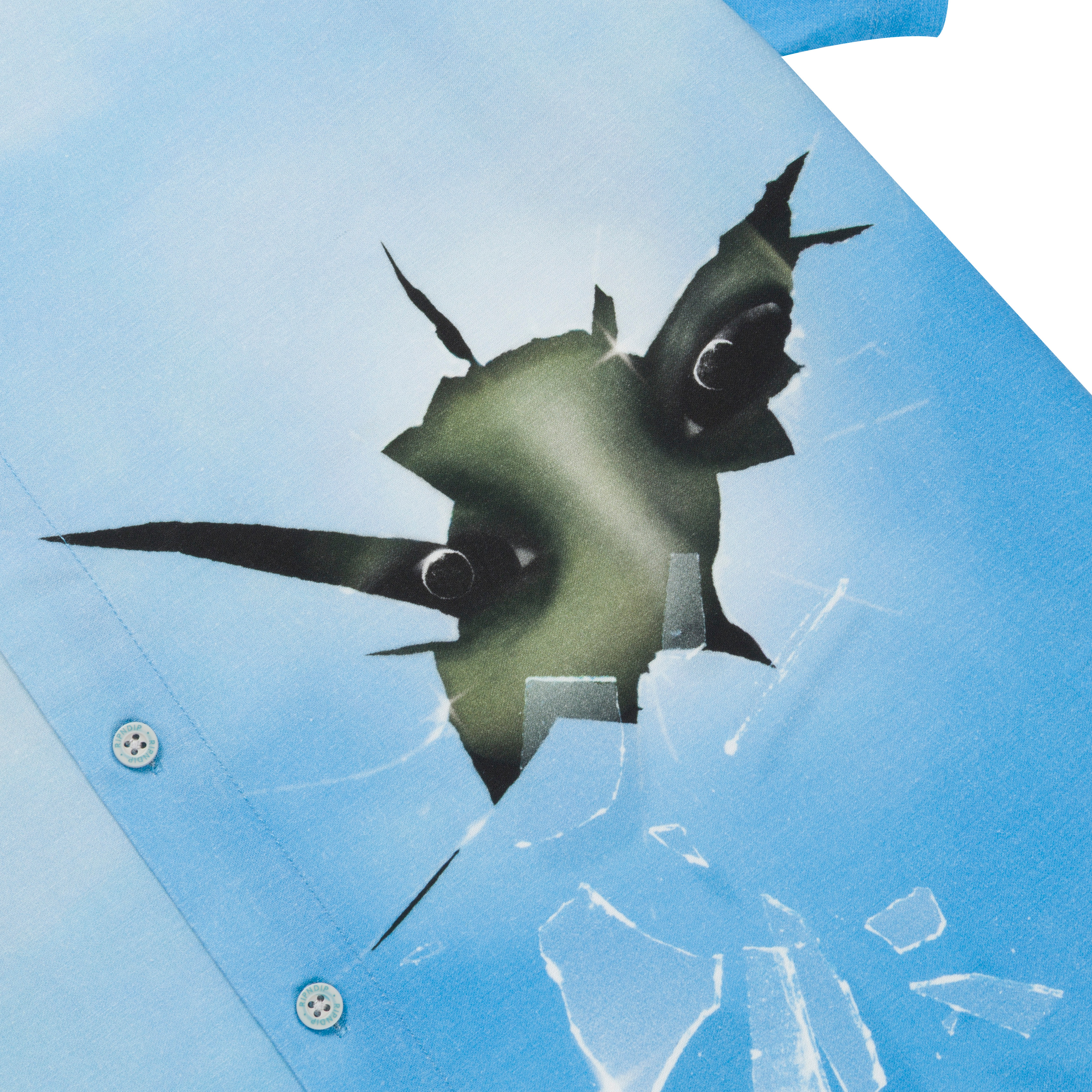 SHATTERED BUTTON UP (MULTI)
