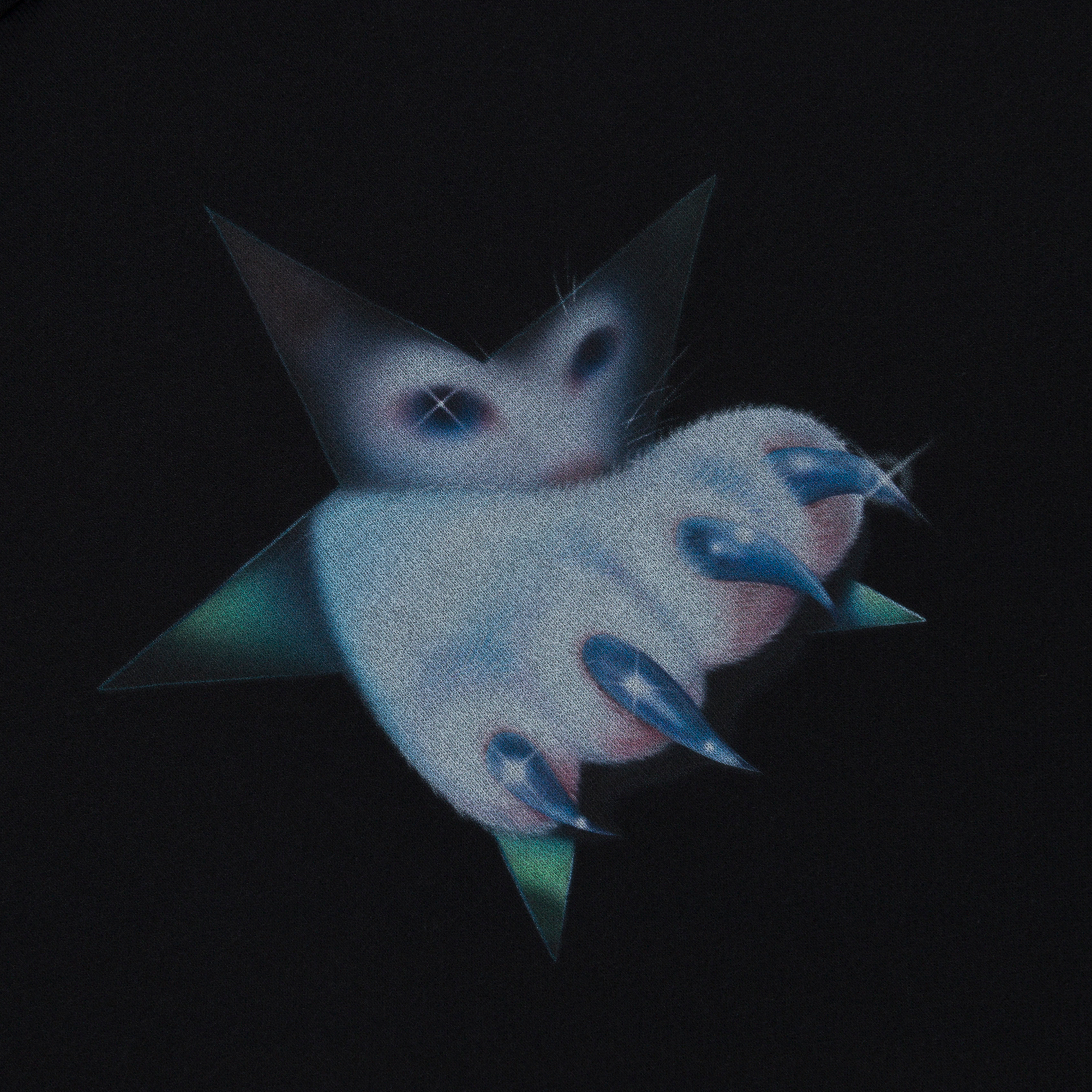 NERM CLAW HOODIE (BLACK)