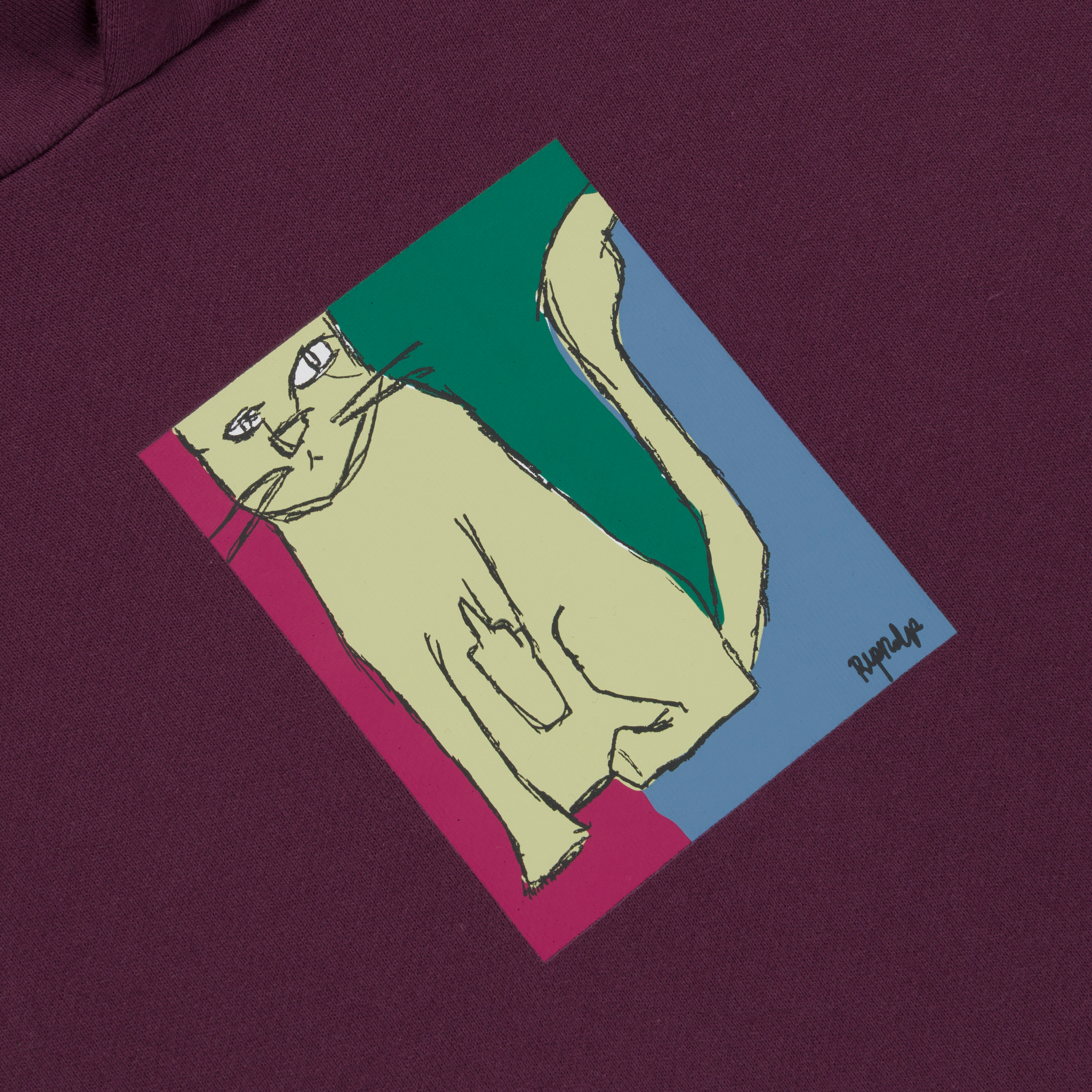 NERMHOL HOODIE (DARK PLUM)