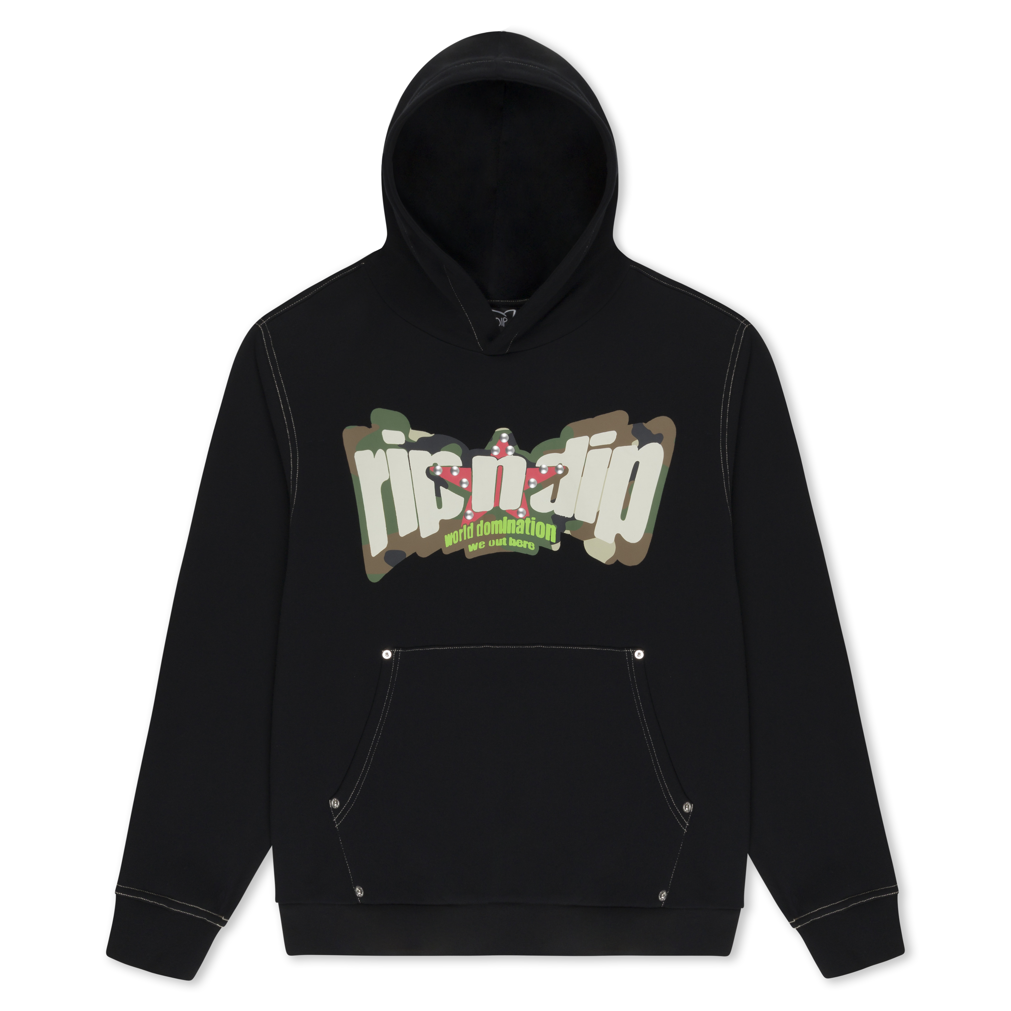 WORLD DOMINATION HOODIE (BLACK)