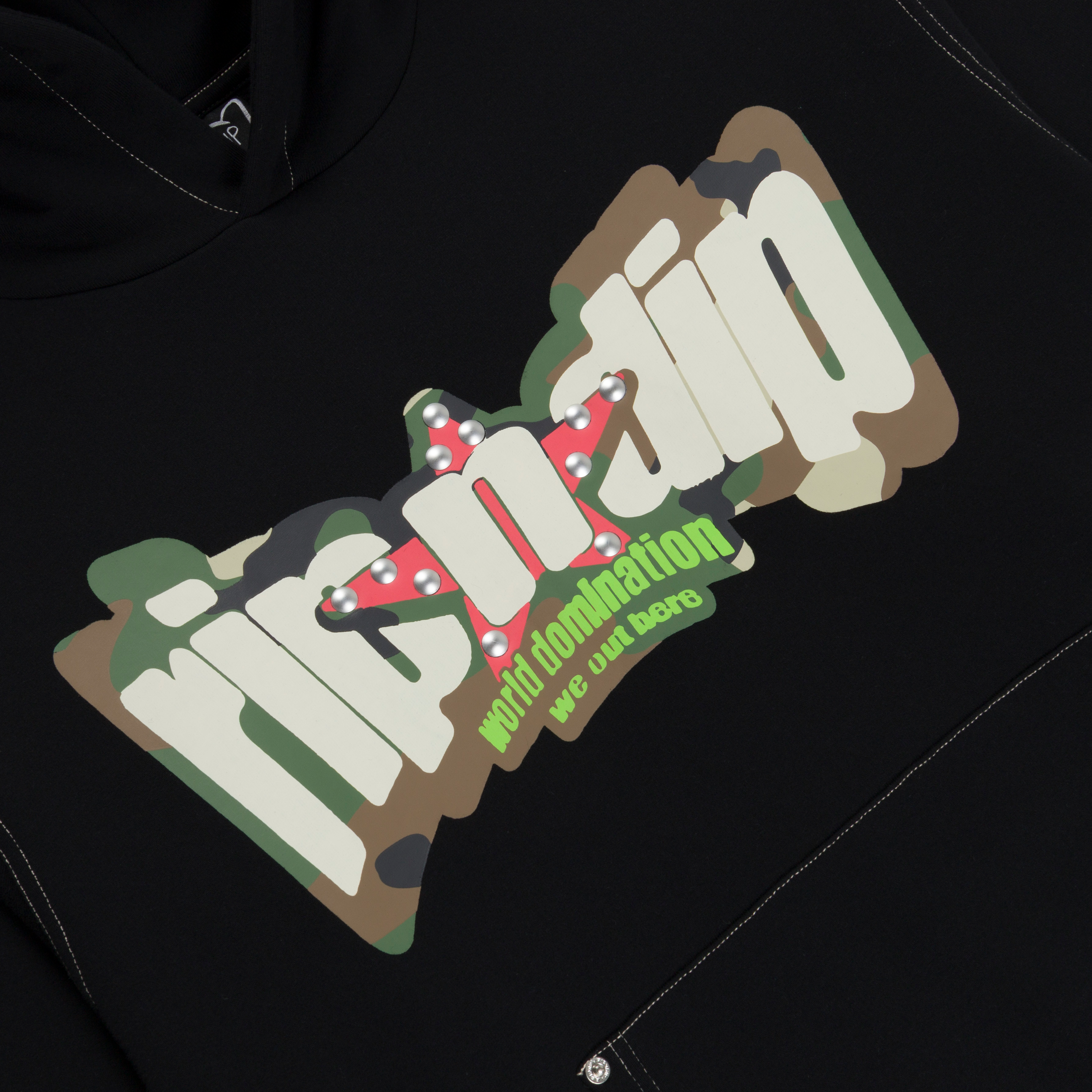 WORLD DOMINATION HOODIE (BLACK)