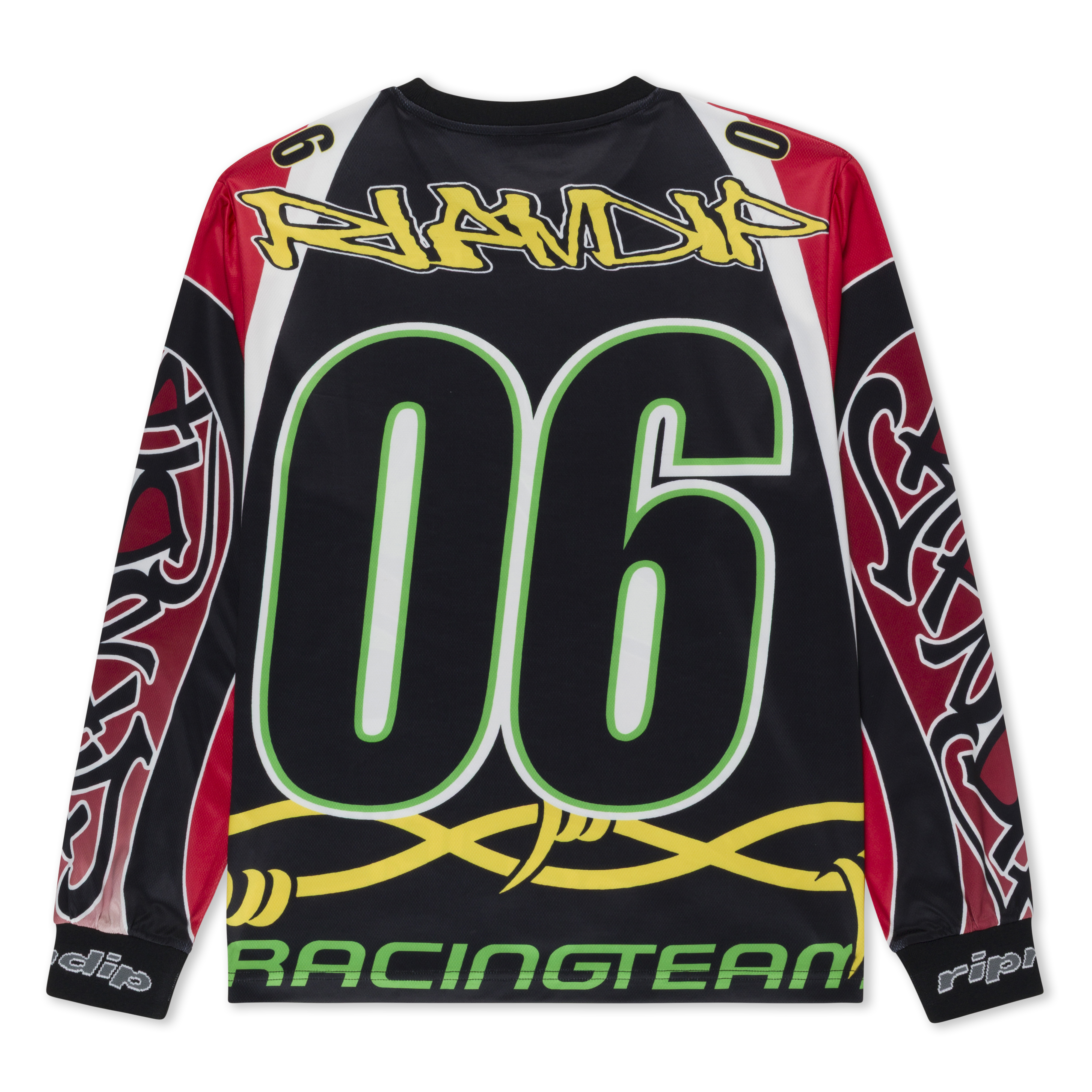 RIPNDIP ALL-STAR LONG SLEEVE JERSEY (RED/BLACK)