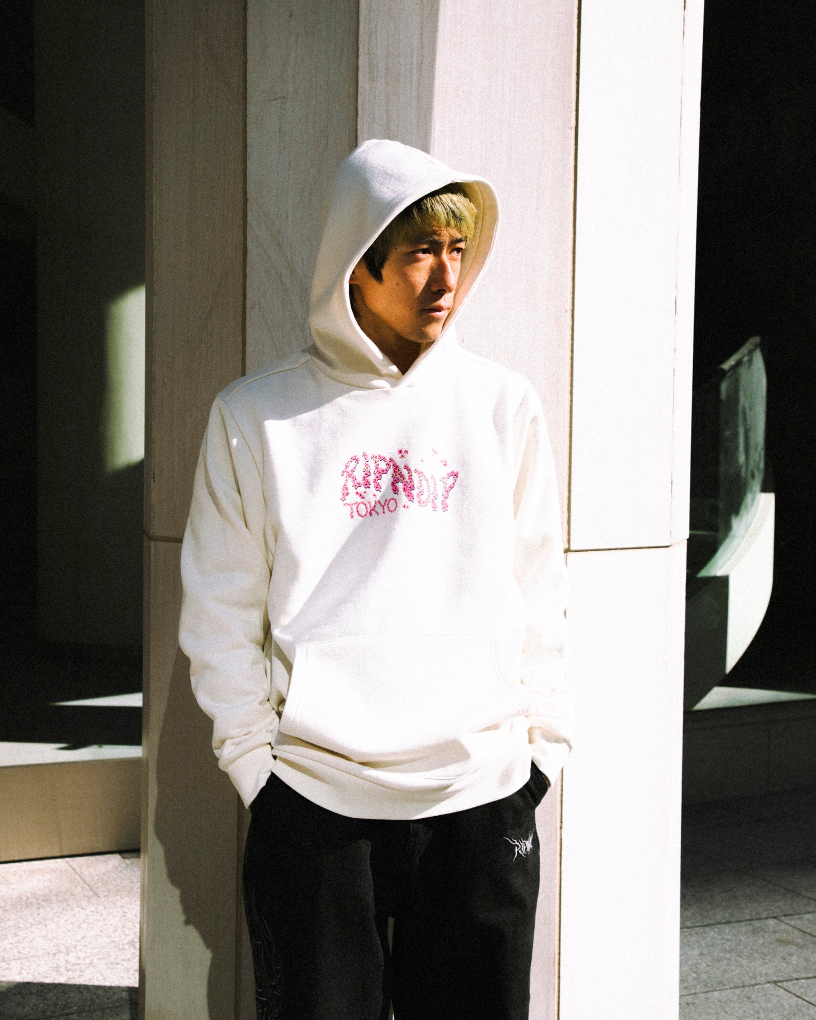 CHERRY BLOSSOM HOODIE (BONE)