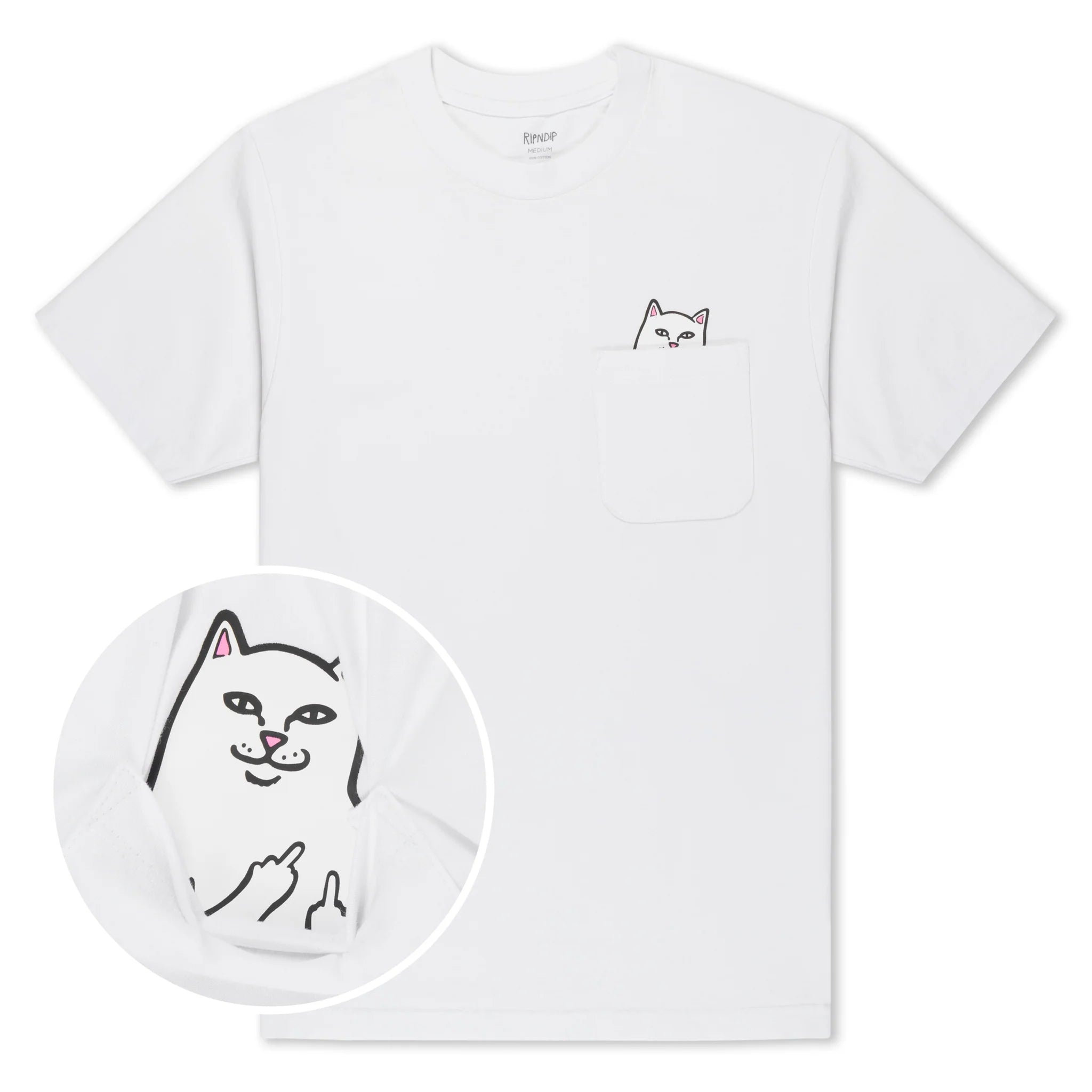 LORD NERMAL  POCKET TEE (WHITE)
