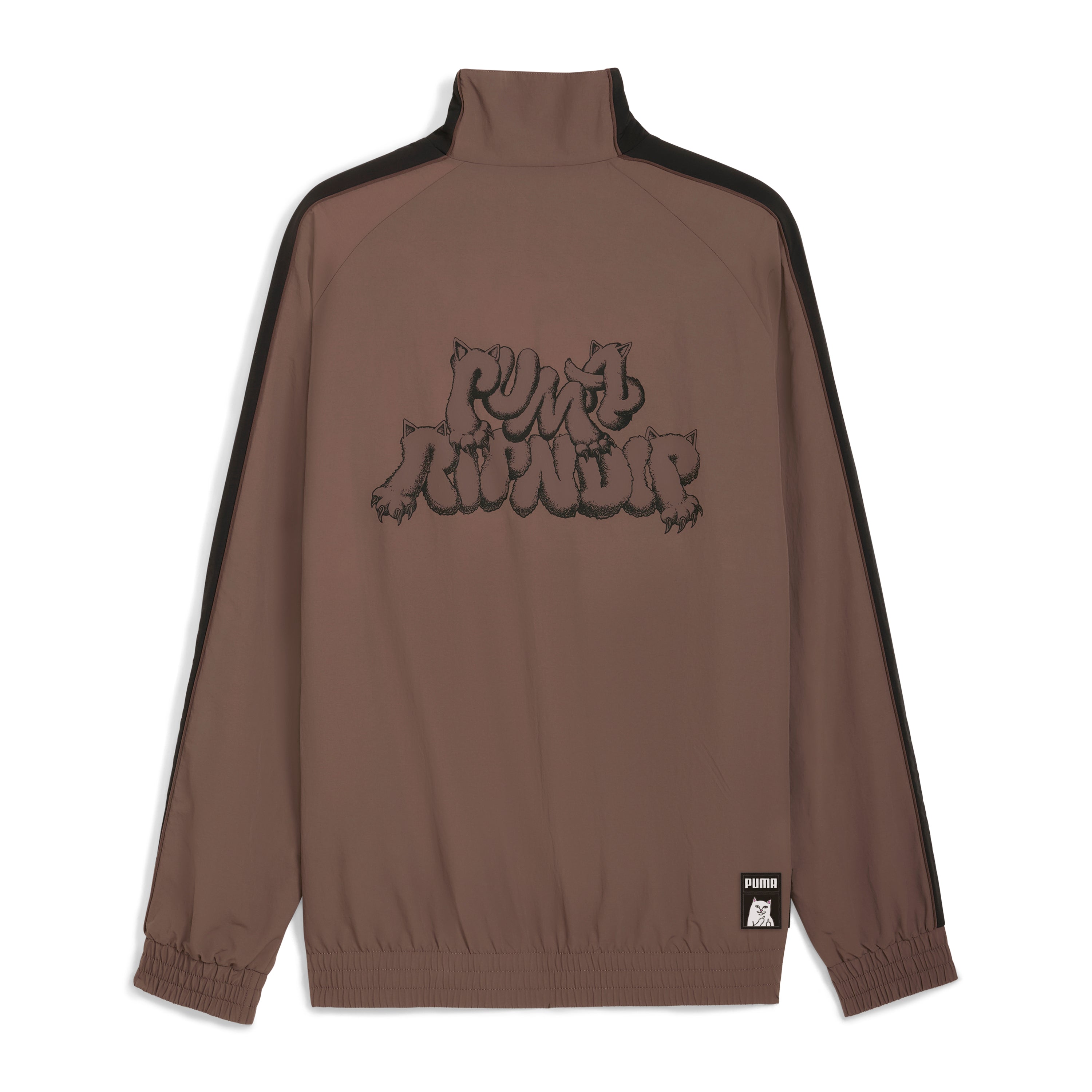 PUMA × RIPNDIP T7 OVERSIZED TRACK JACKET (FLAT BRONZE)