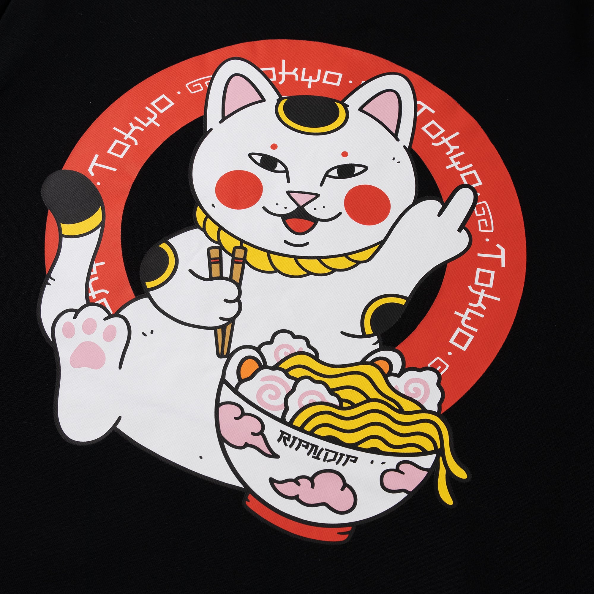 LUCKY NERM TOKYO HOODIE (BLACK)