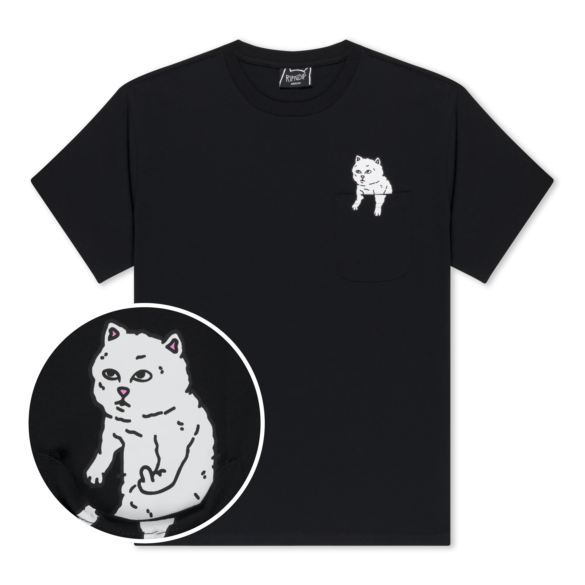 FOR SALE POCKET TEE (BLACK)