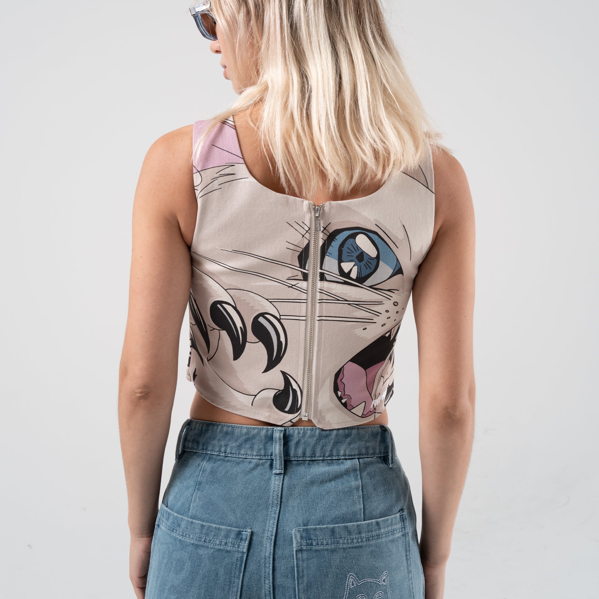METAL CLAW CORSET TOP