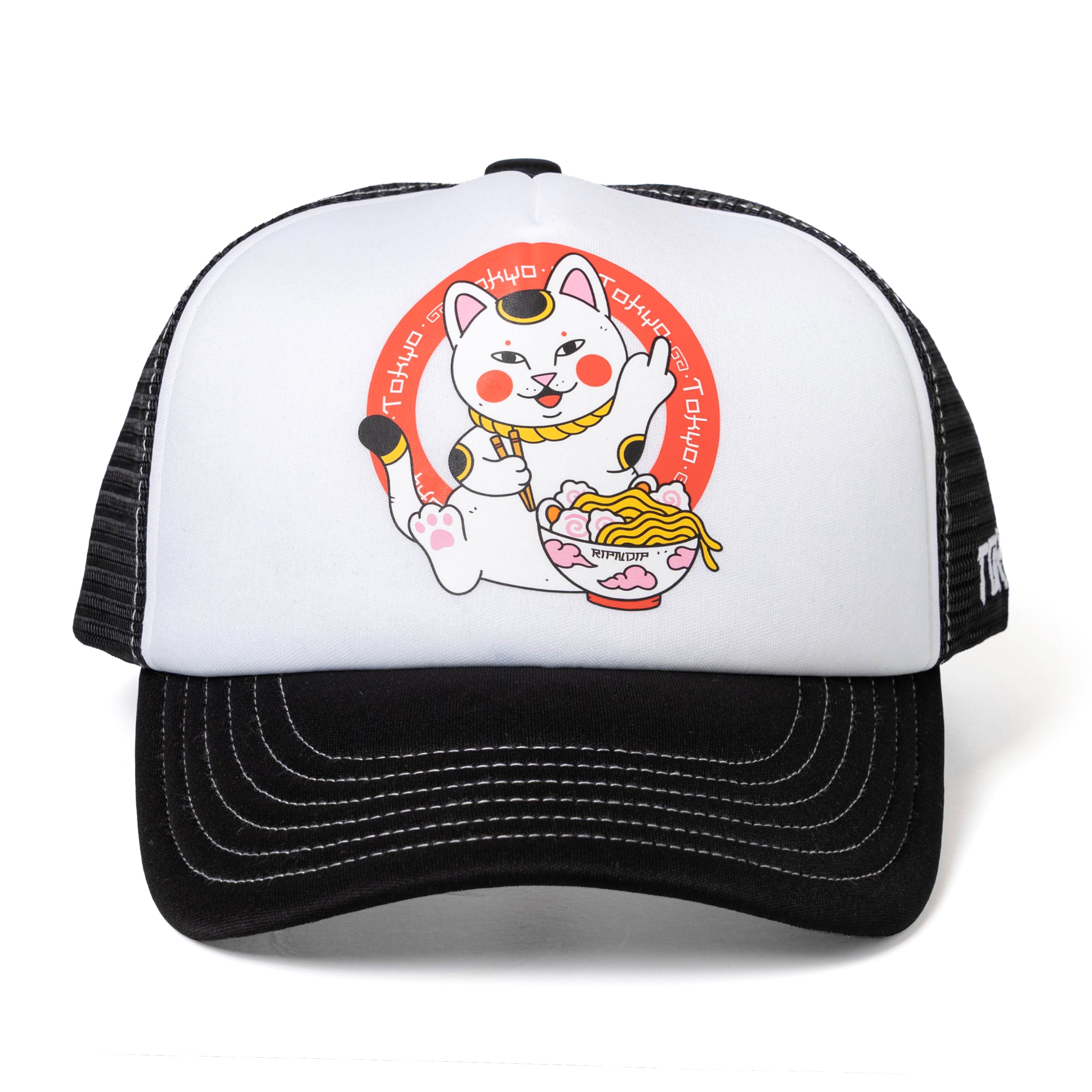 LUCKY NERM TOKYO TRUCKER HAT (BLACK)