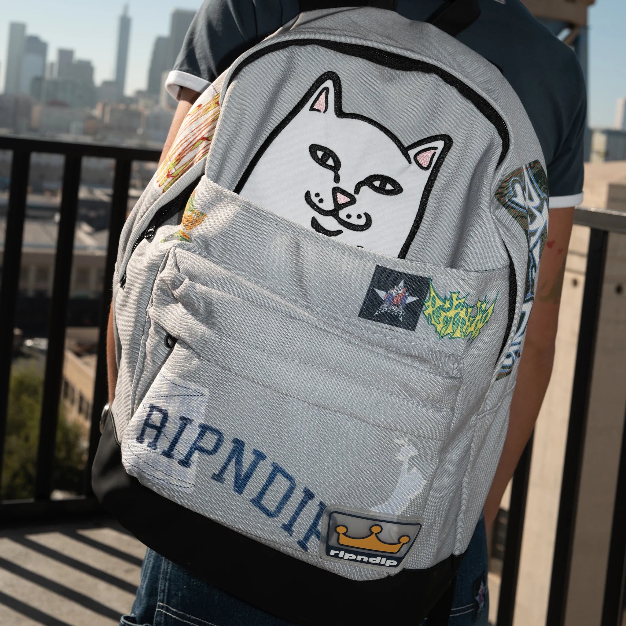 LORD NERMAL SKYLINE VELCRO BACKPACK