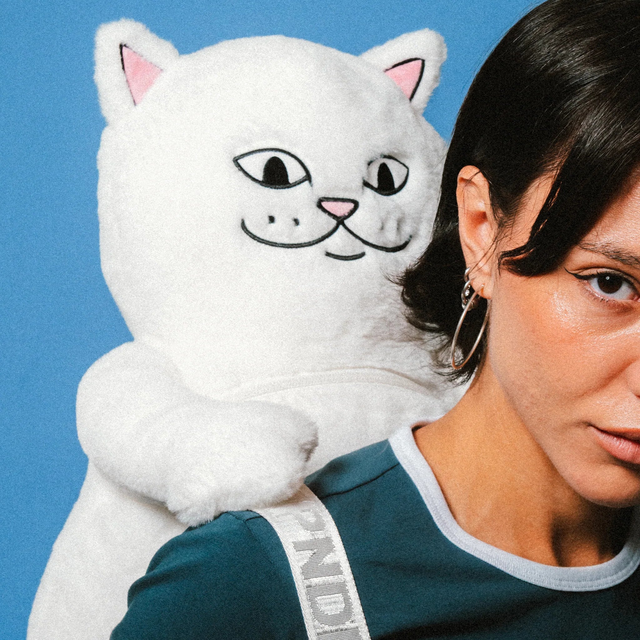 LORD NERMAL PLUSH BACKPACK (WHITE)