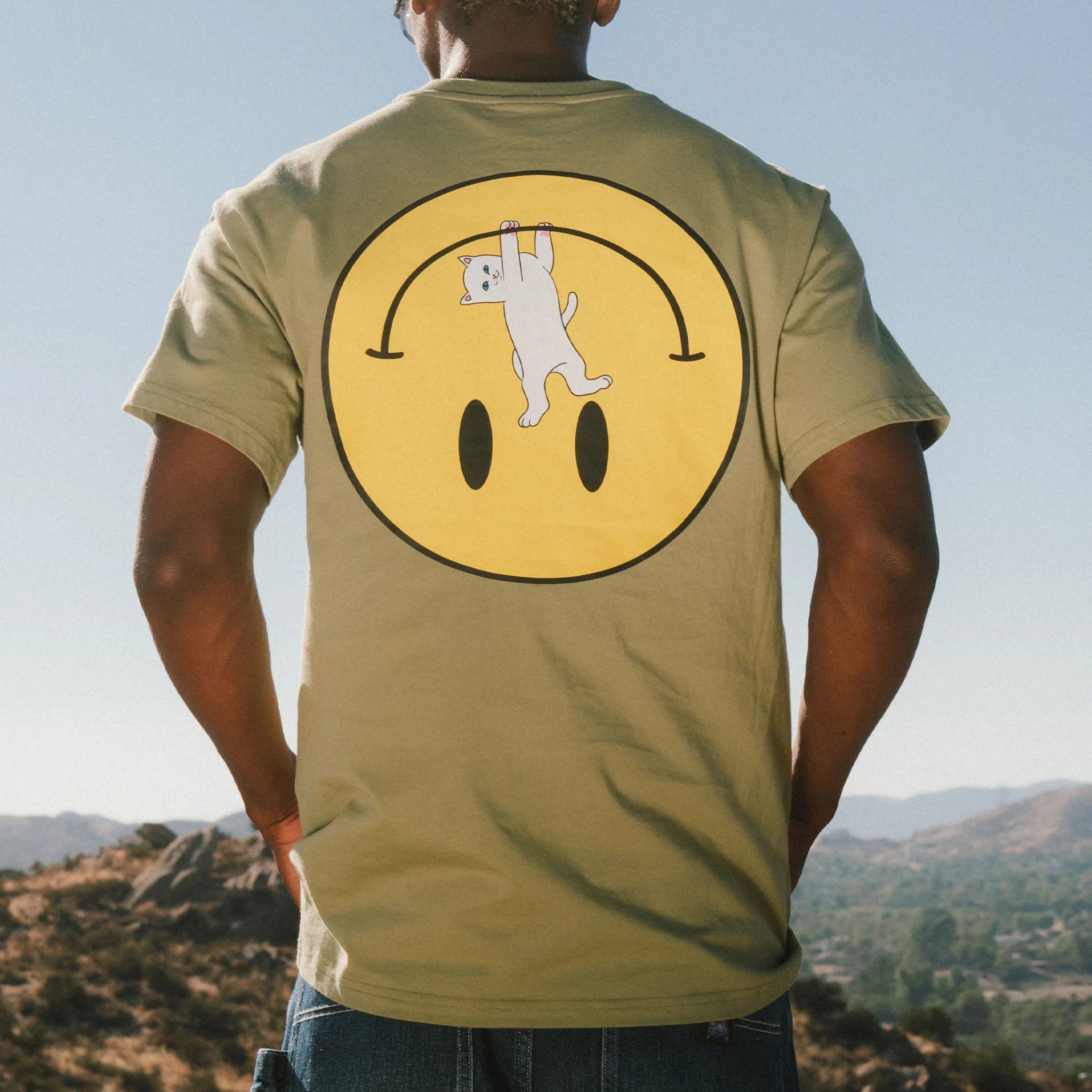 EVERYTHING WILL BE OK TEE (LIGHT FOREST)