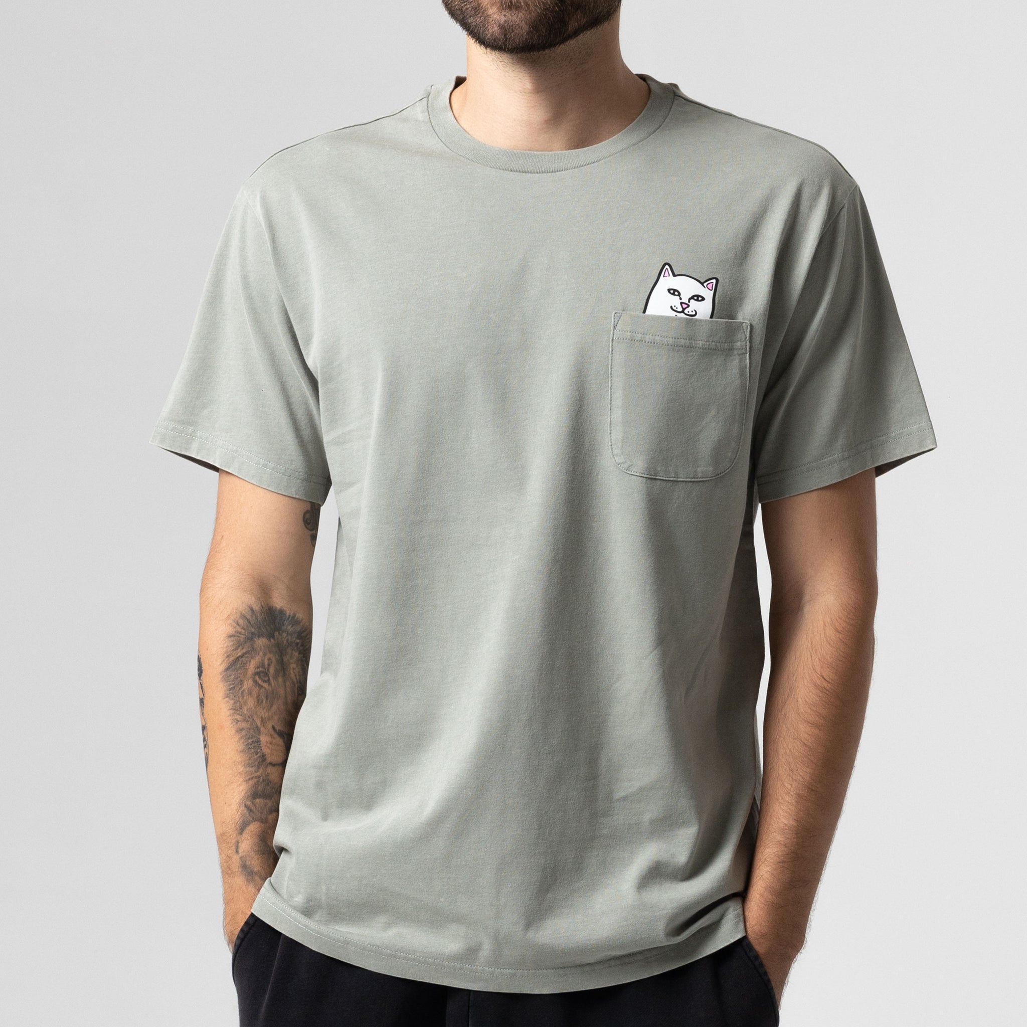 LORD NERMAL POCKET TEE (SAGE VINTAGE WASH)