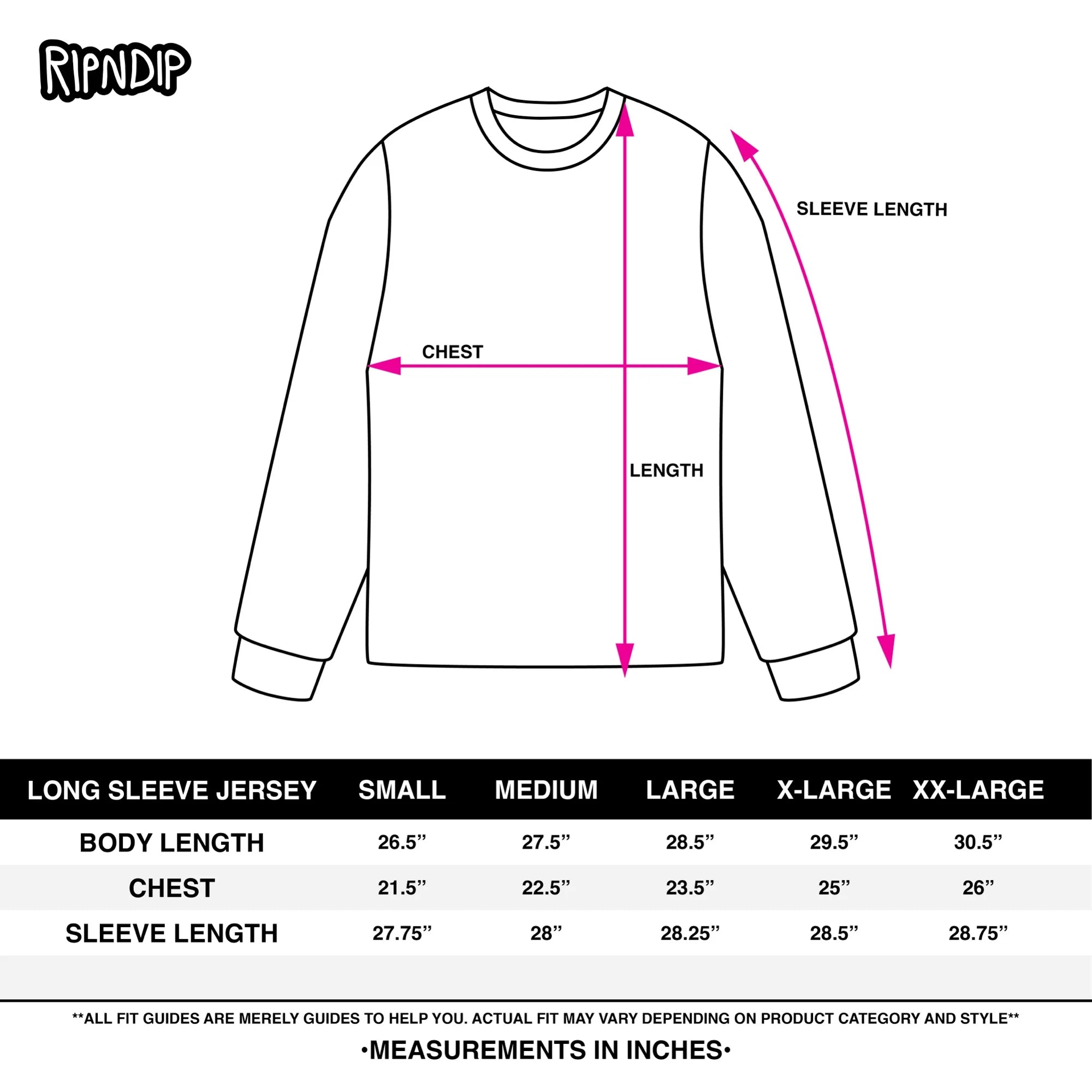 RIPNDIP ALL-STAR LONG SLEEVE JERSEY (RED/BLACK)