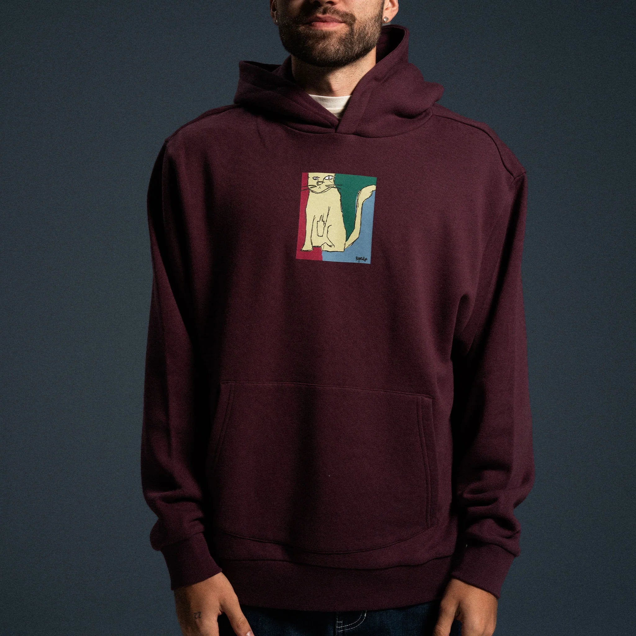 NERMHOL HOODIE (DARK PLUM)