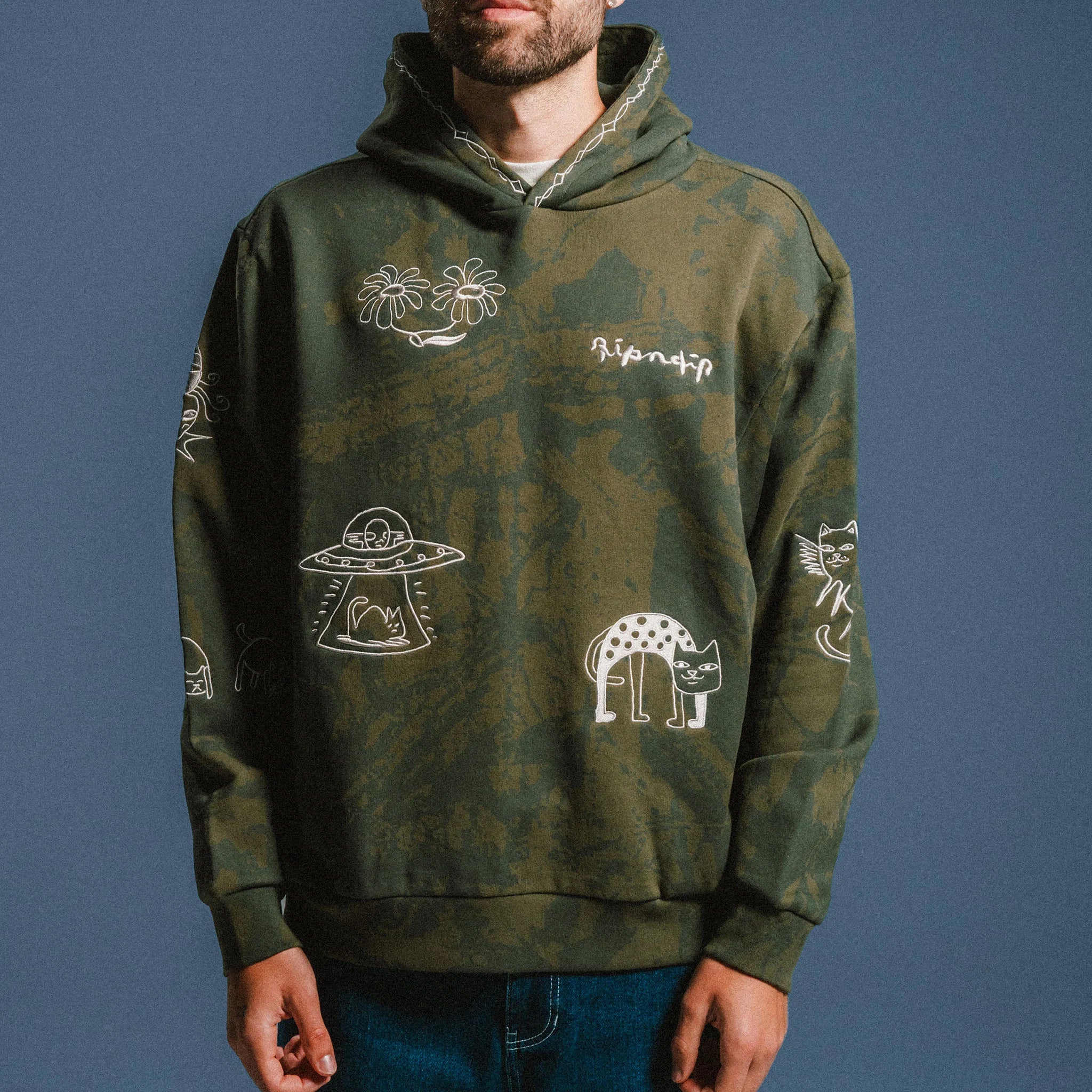 BLONDED HOODIE (FOREST CAMO)