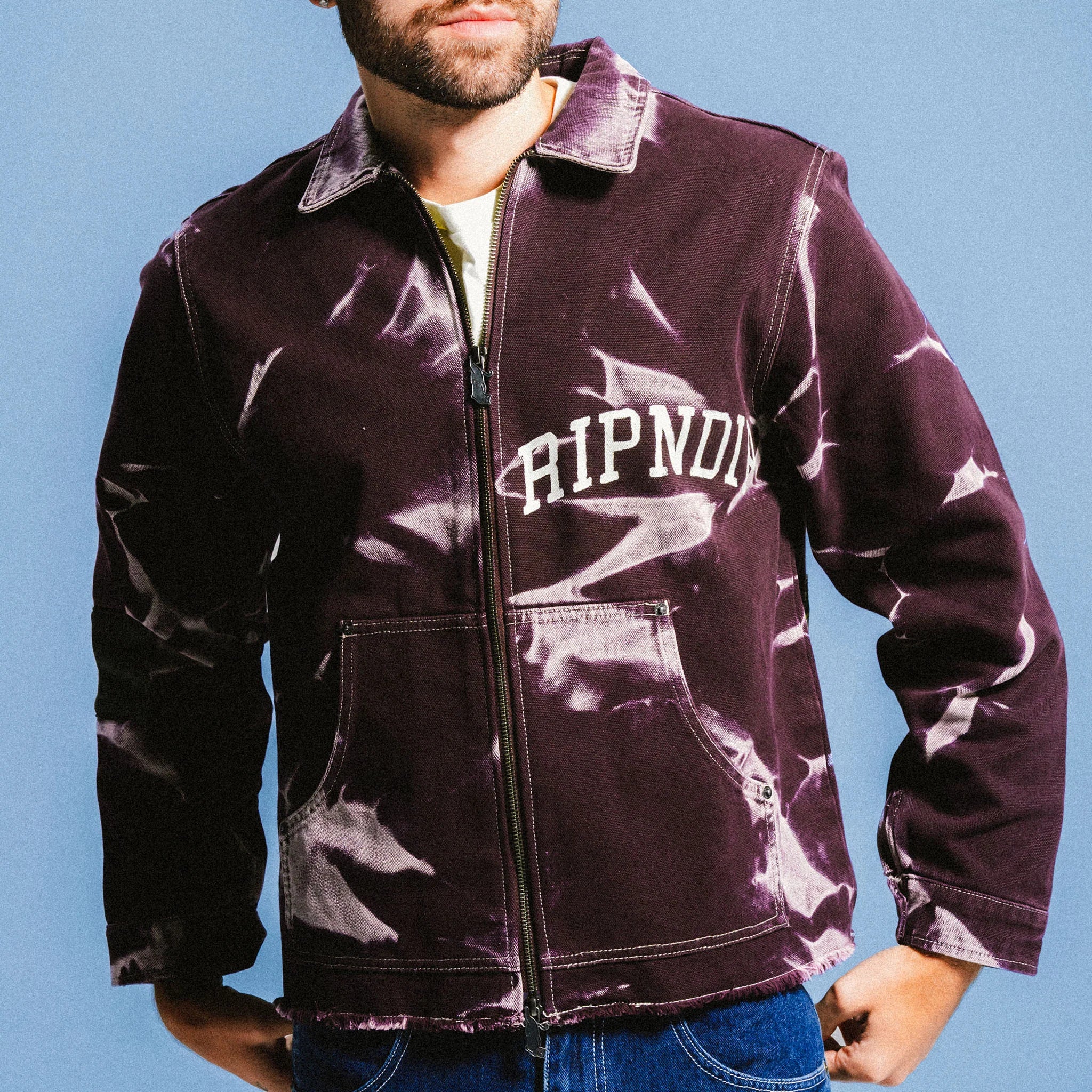 SKYLINE WORK JACKET (DARK PLUM WASH)