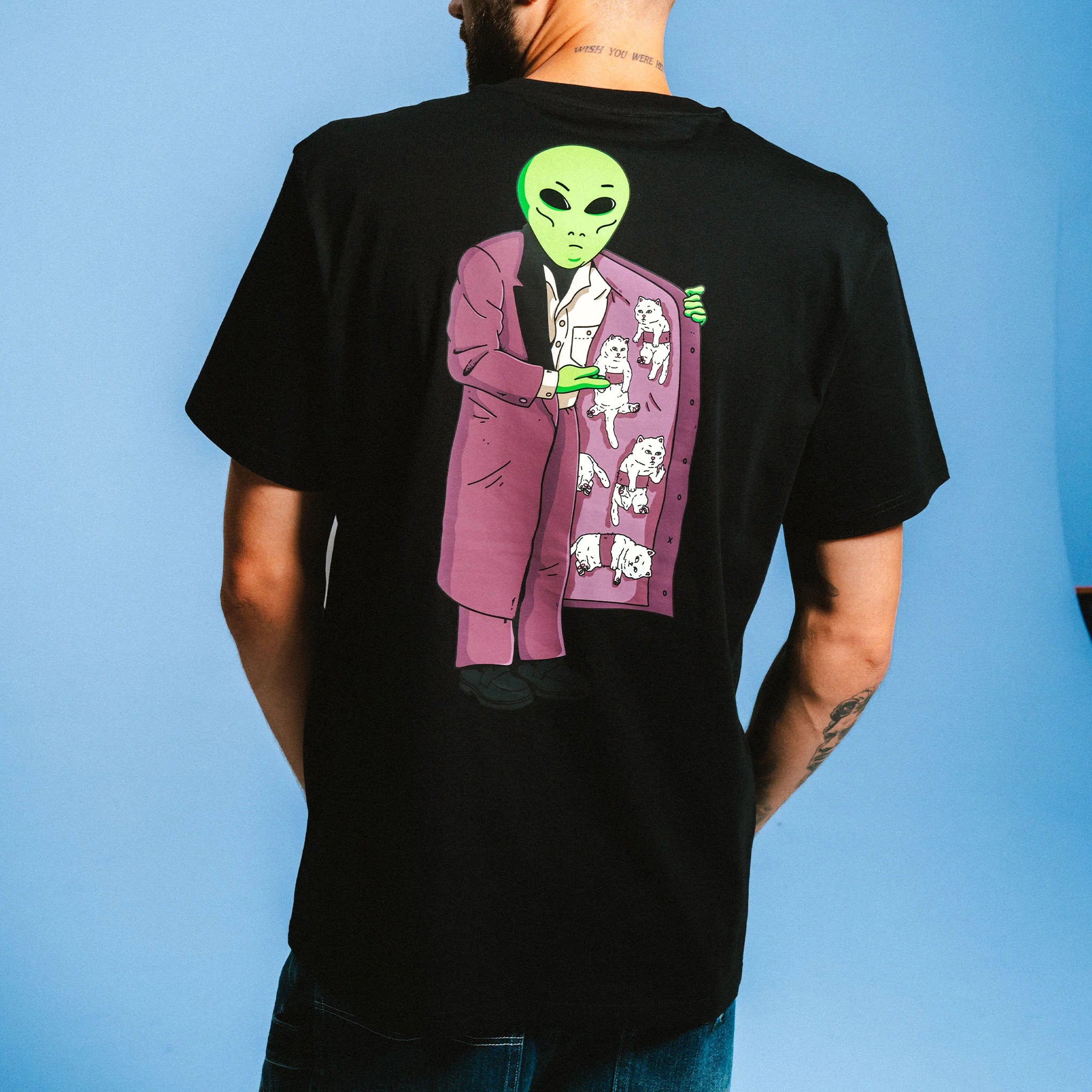 FOR SALE POCKET TEE (BLACK)
