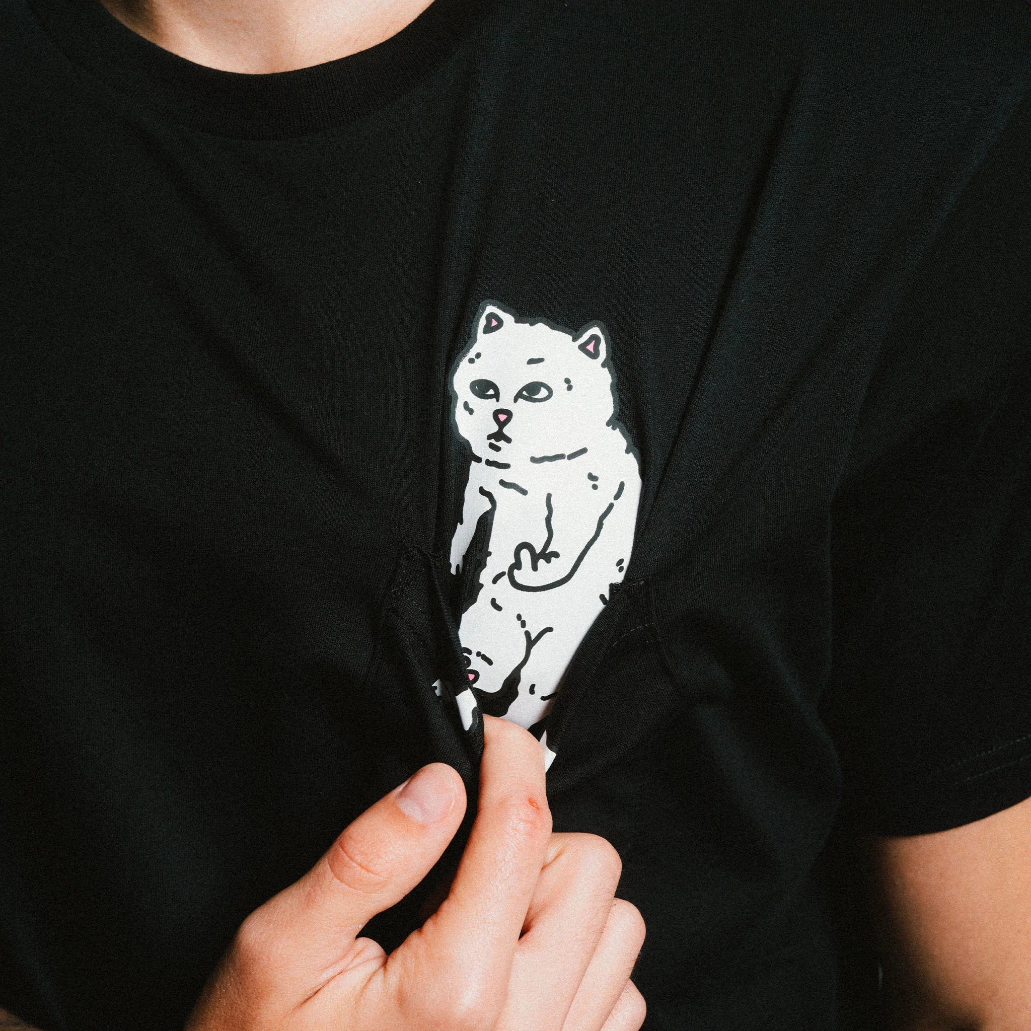 FOR SALE POCKET TEE (BLACK)
