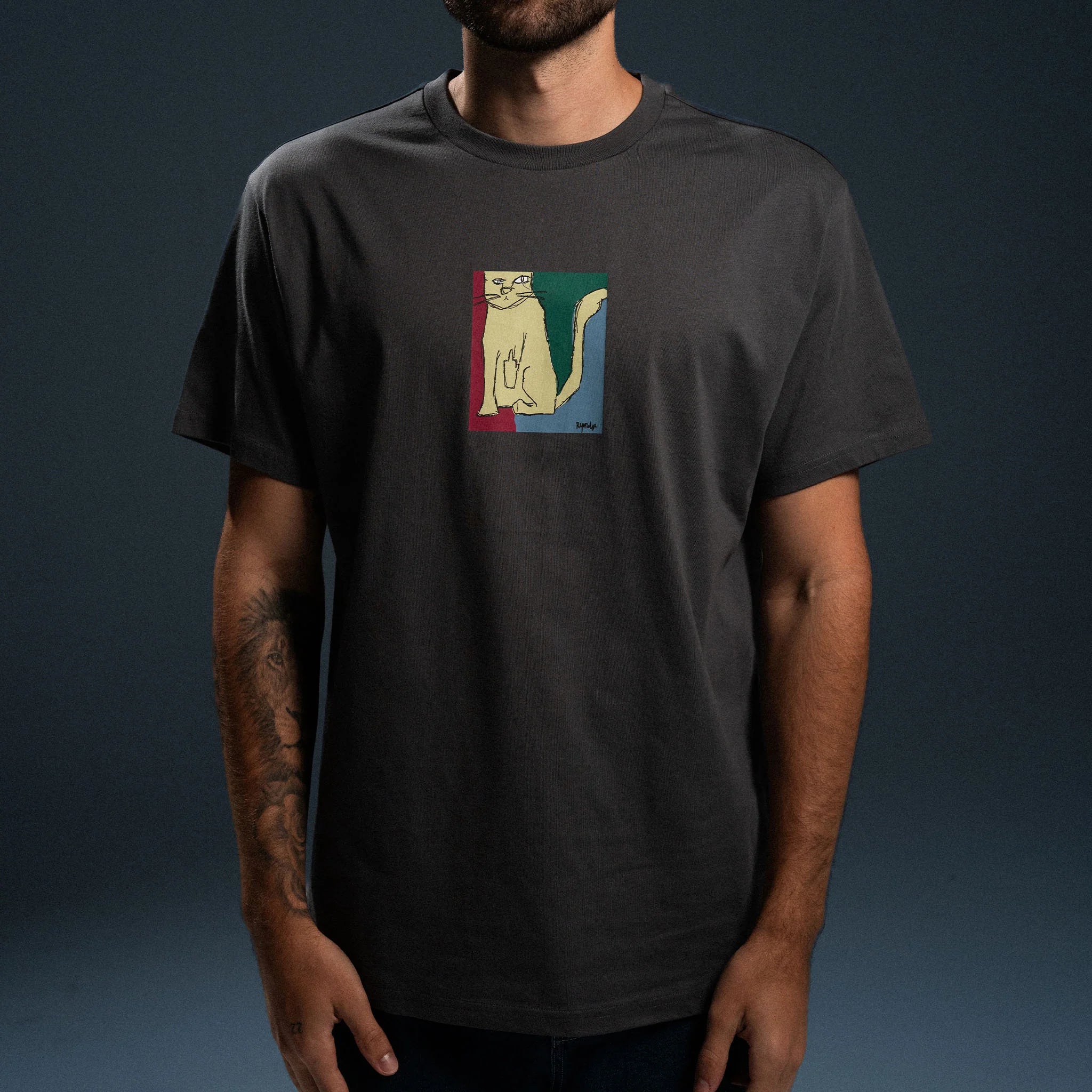NERMHOL TEE (CHARCOAL)
