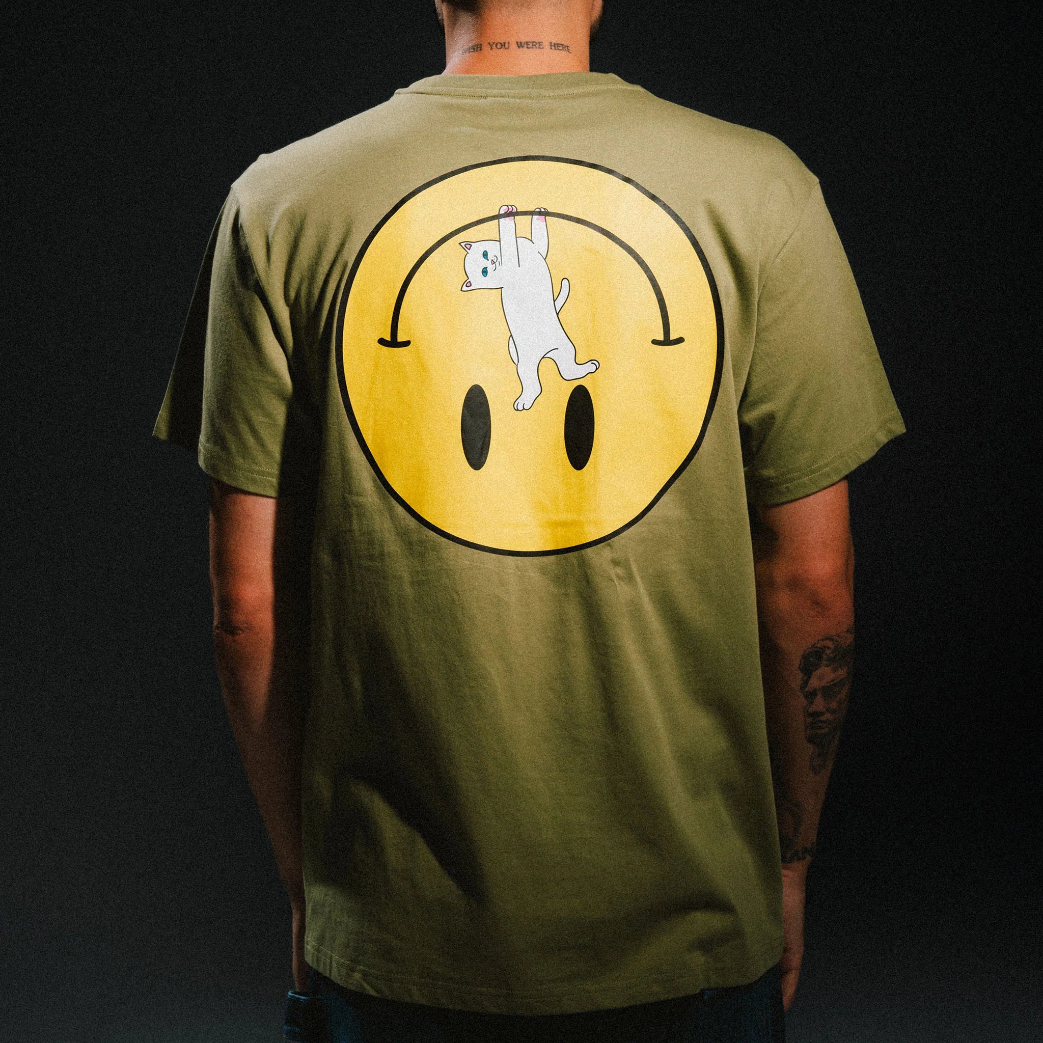EVERYTHING WILL BE OK TEE (LIGHT FOREST)
