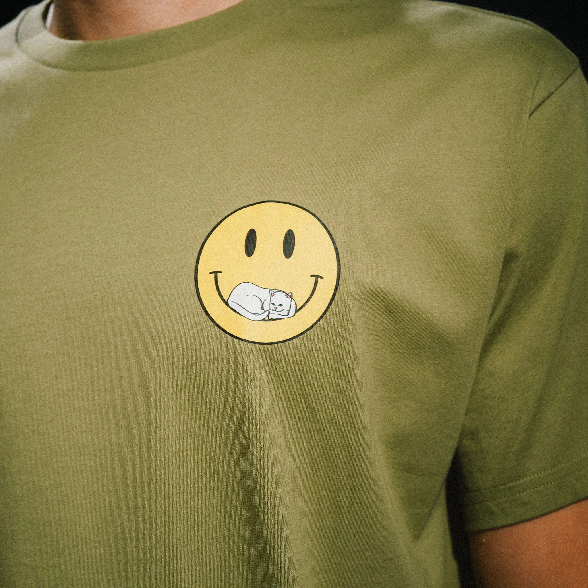 EVERYTHING WILL BE OK TEE (LIGHT FOREST)