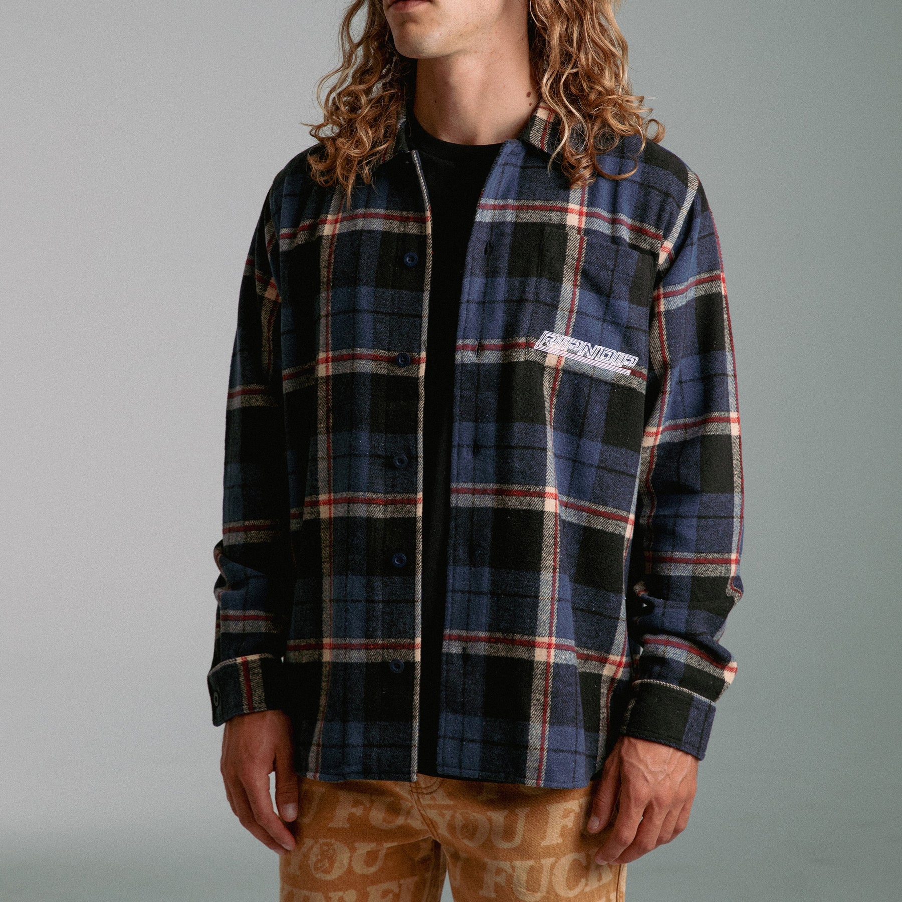 ROBO BUTTON UP FLANNEL