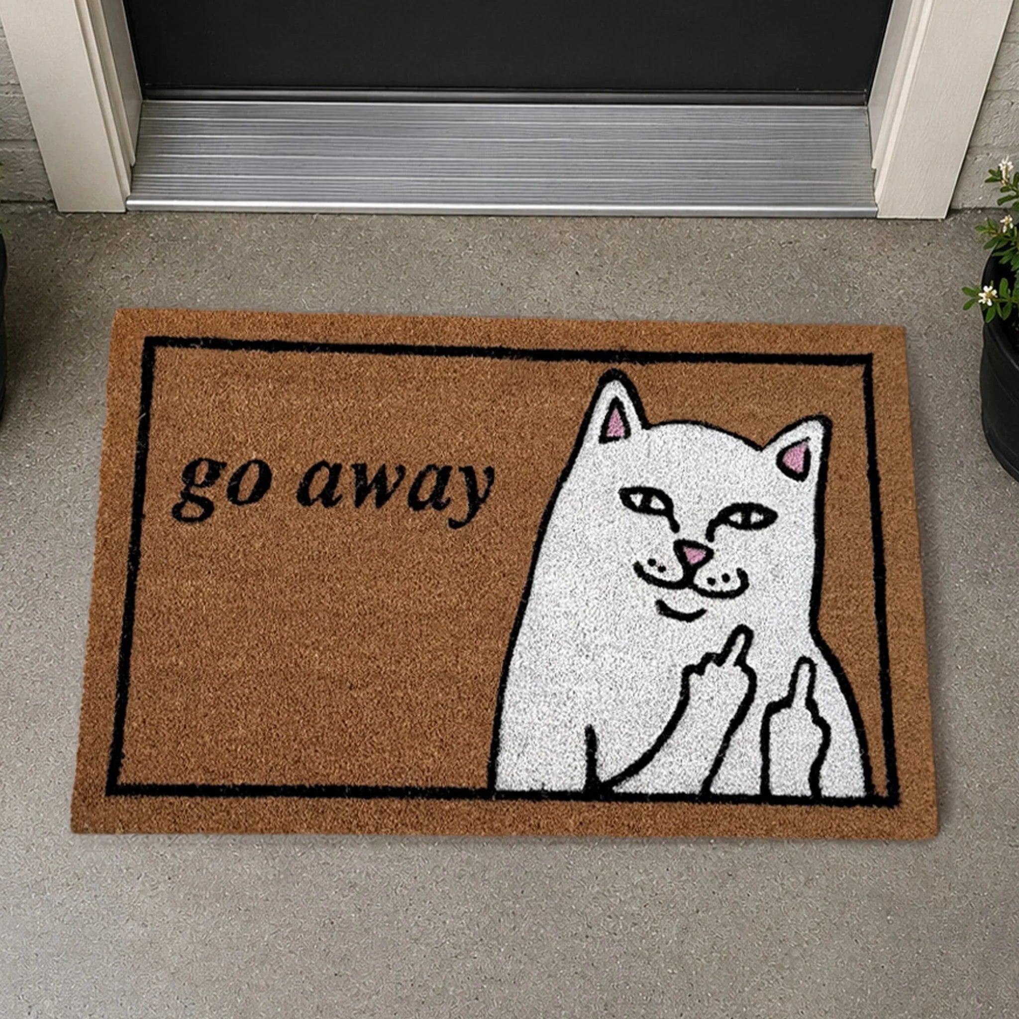 GO AWAY DOOR MAT