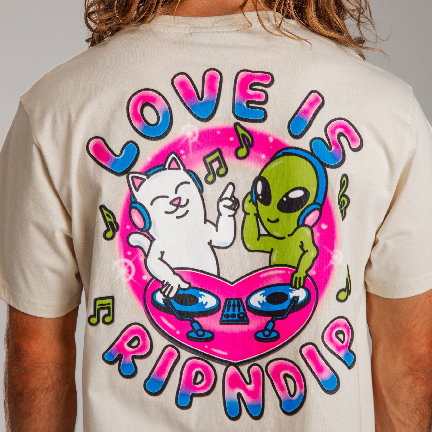 LOVE IS RIPNDIP TEE