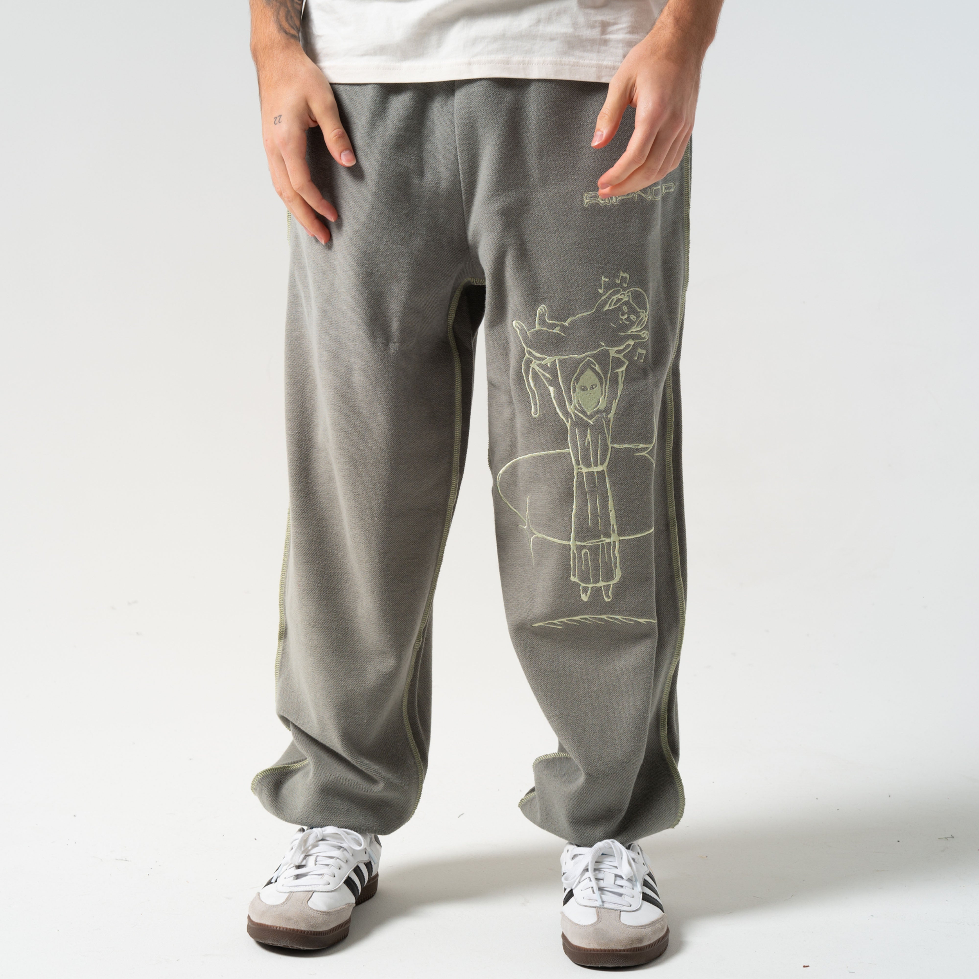 SATURN REVERSE STITCH SWEATPANTS