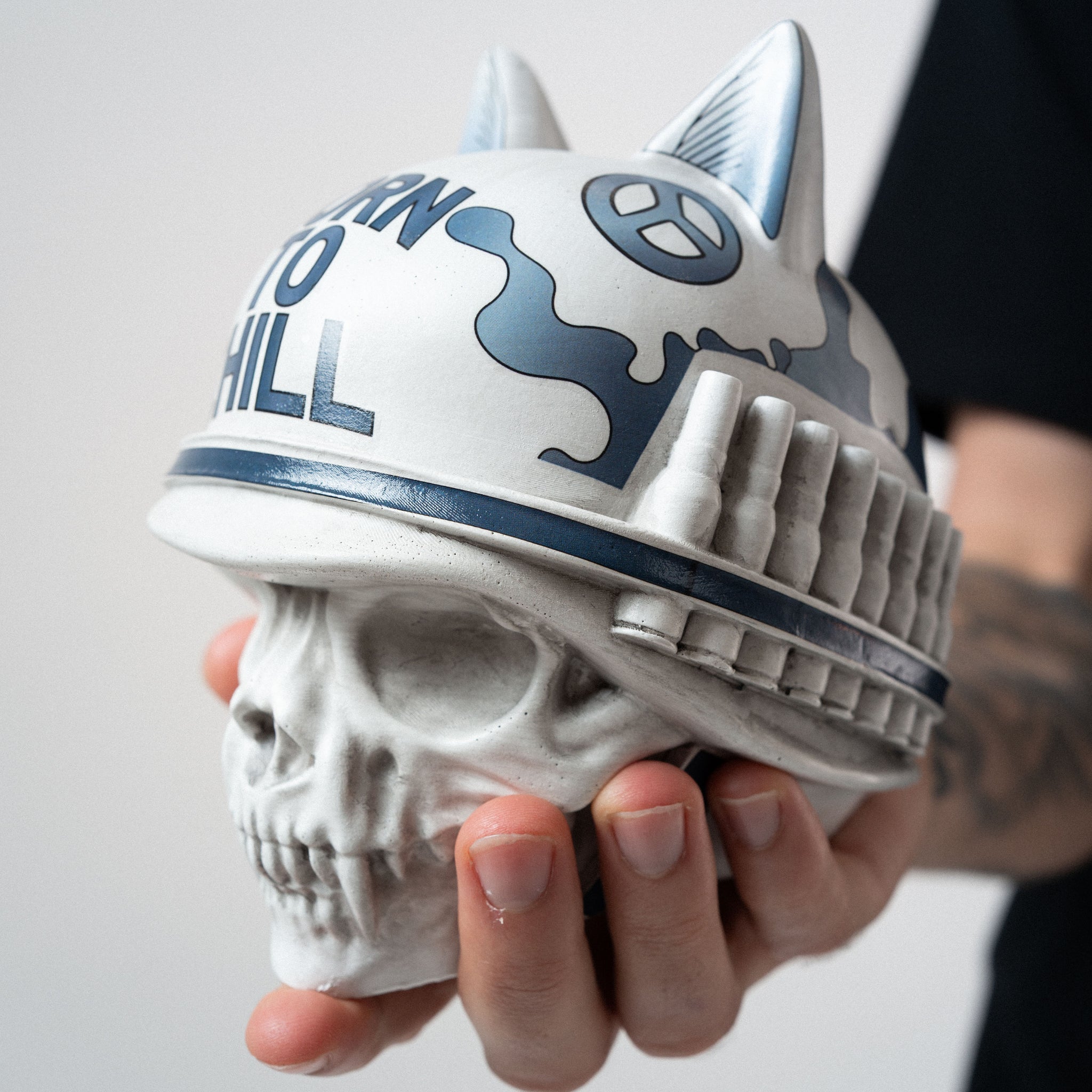 BORN TO CHILL CERAMIC INCENSE HOLDER