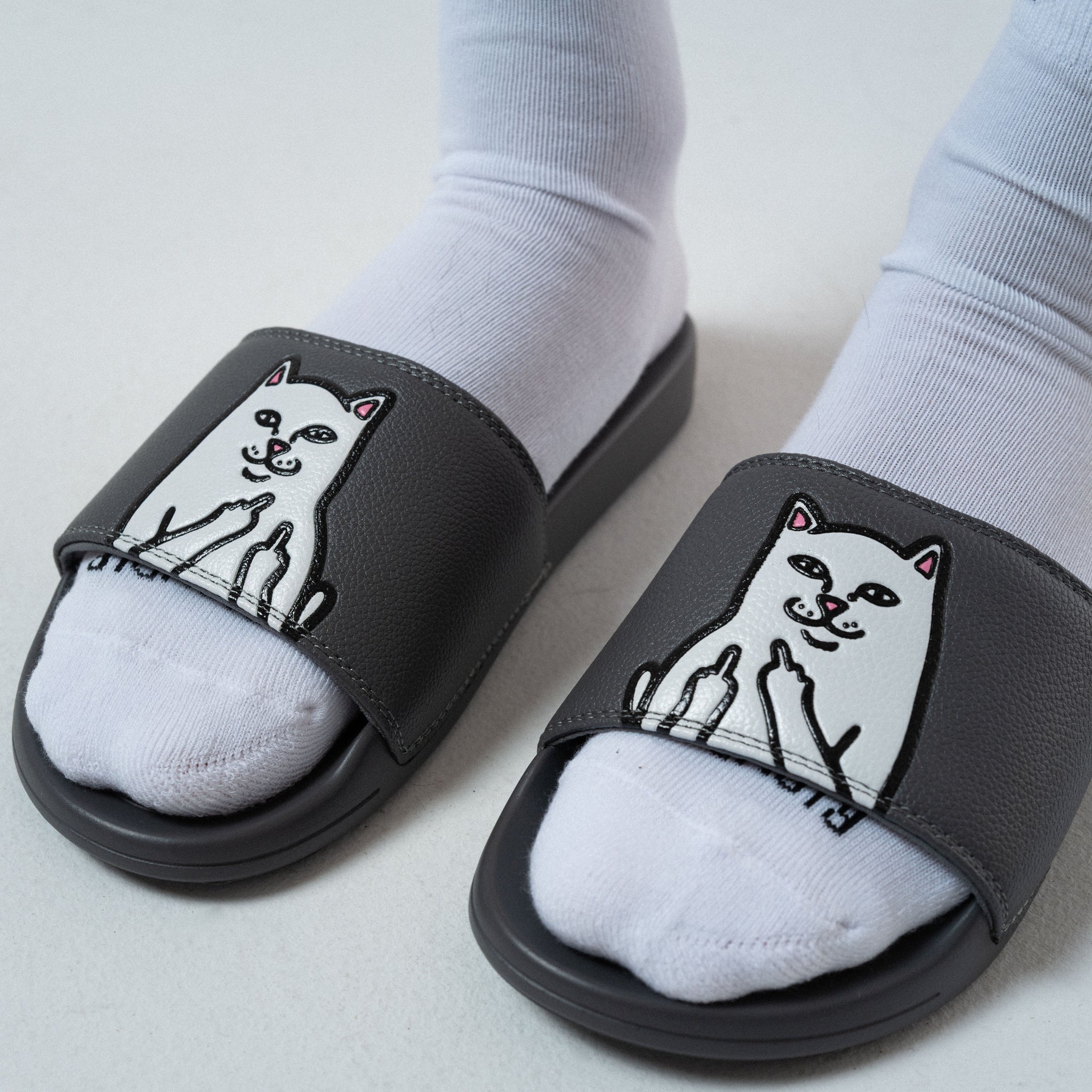 LORD NERMAL SLIDES (CHACOAL)