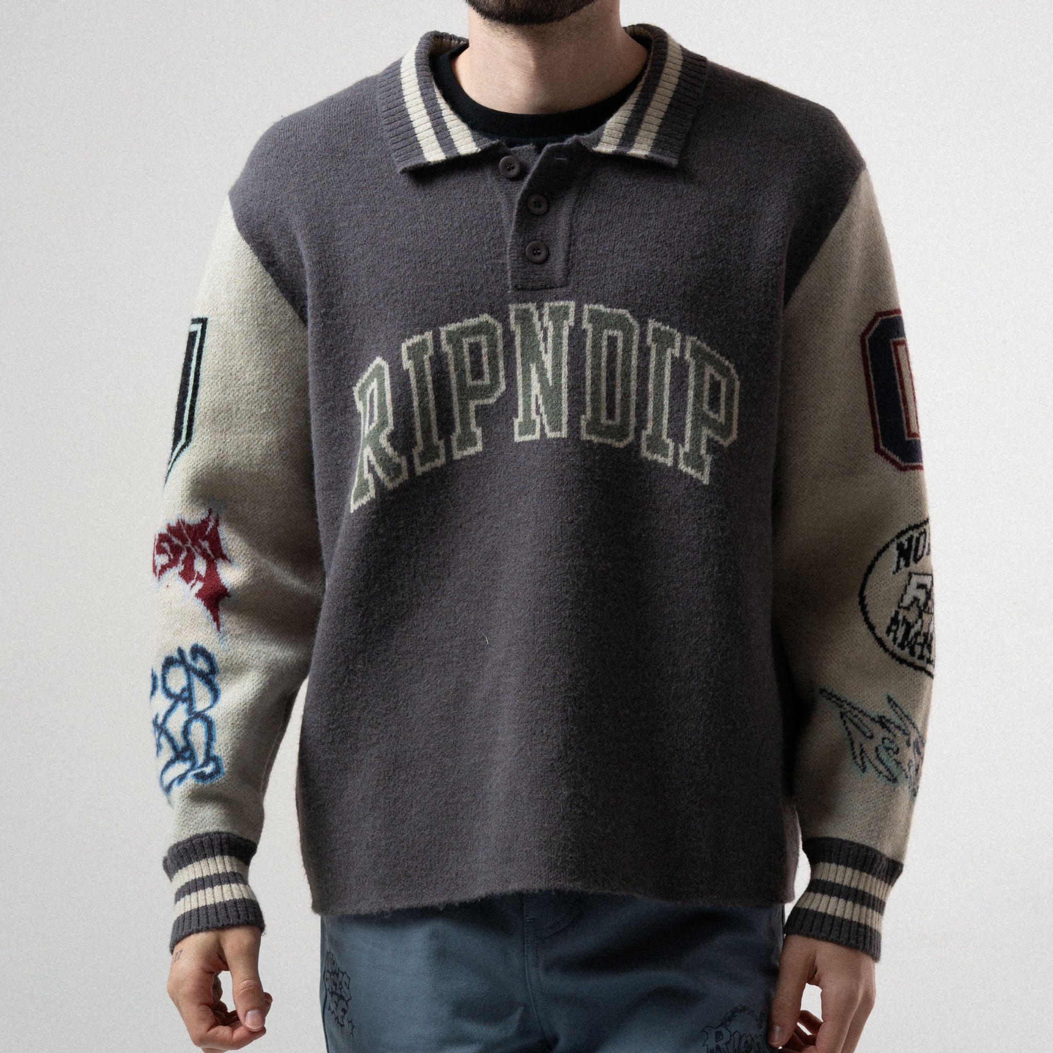 RUN IT UP KNIT SWEATER