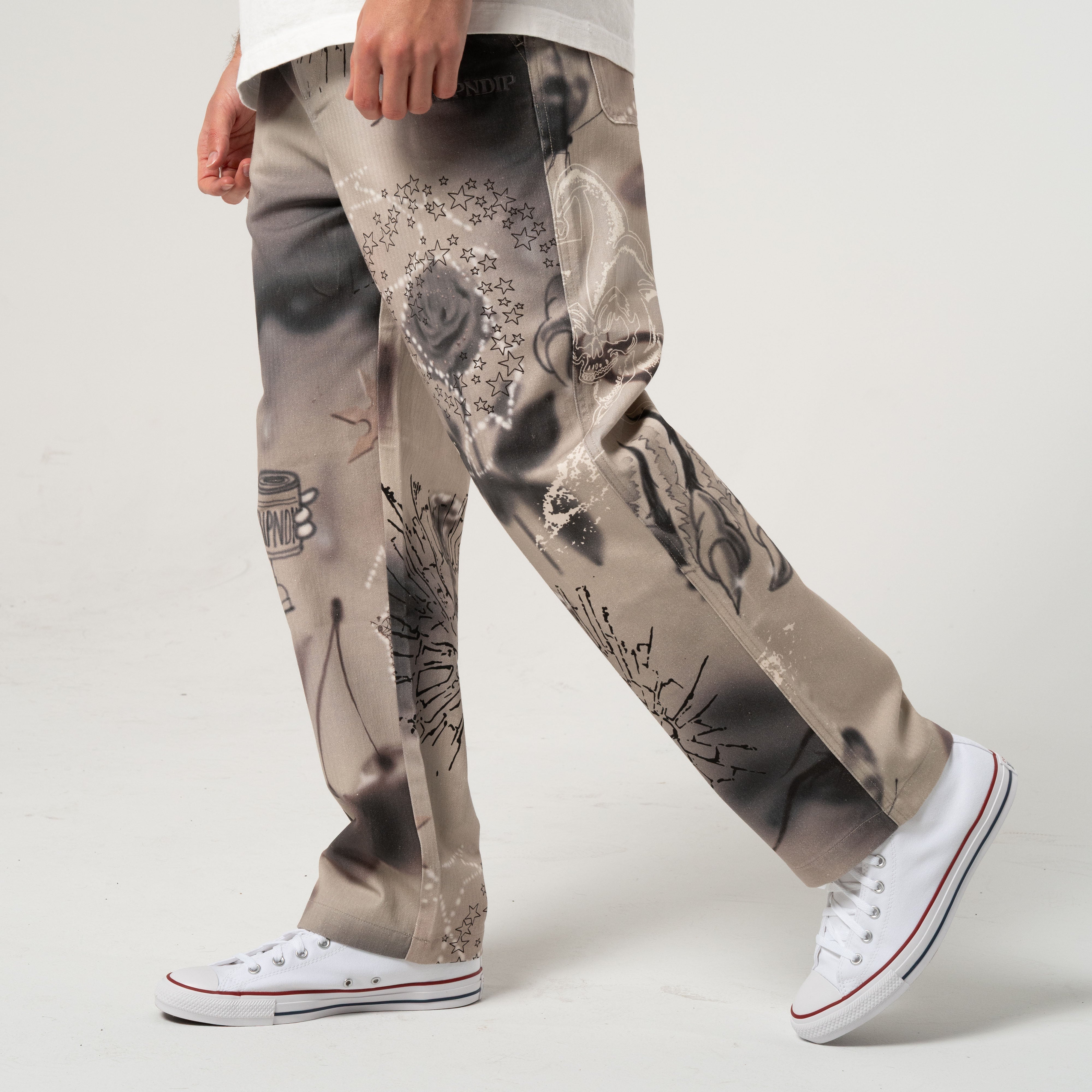 STARGAZING CARPENTER WIDE LEG PANTS