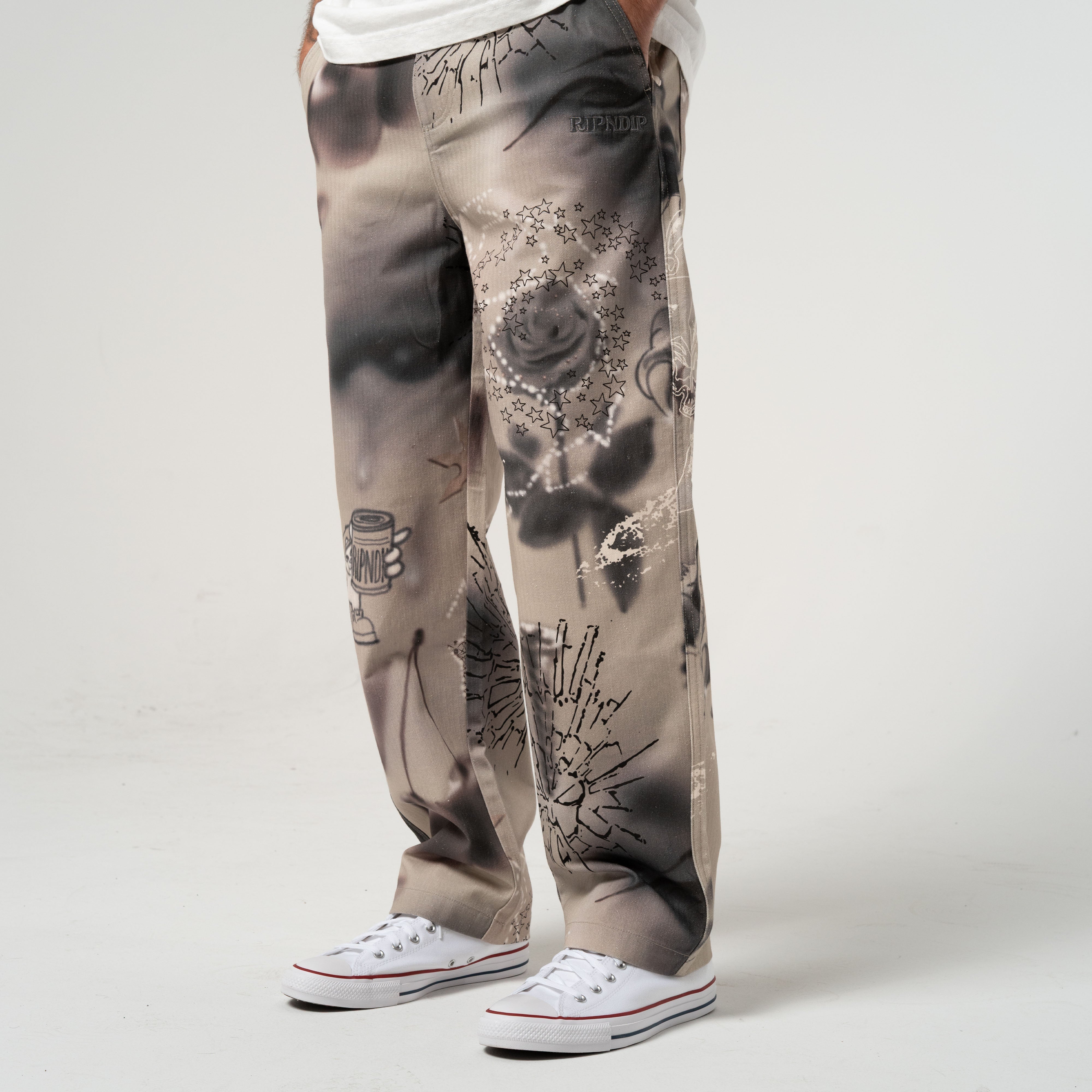 STARGAZING CARPENTER WIDE LEG PANTS