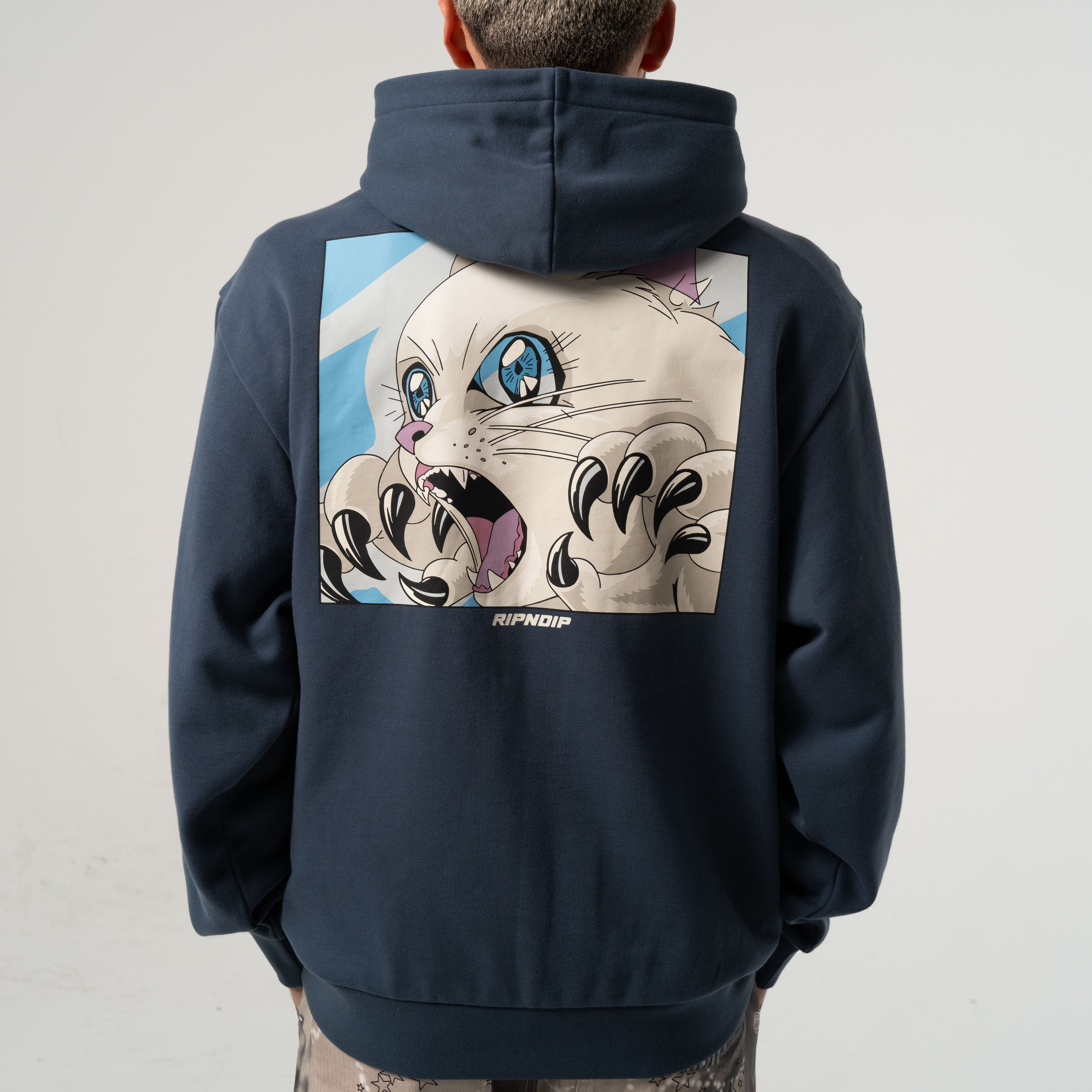 METAL CLAW HOODIE(NAVY)