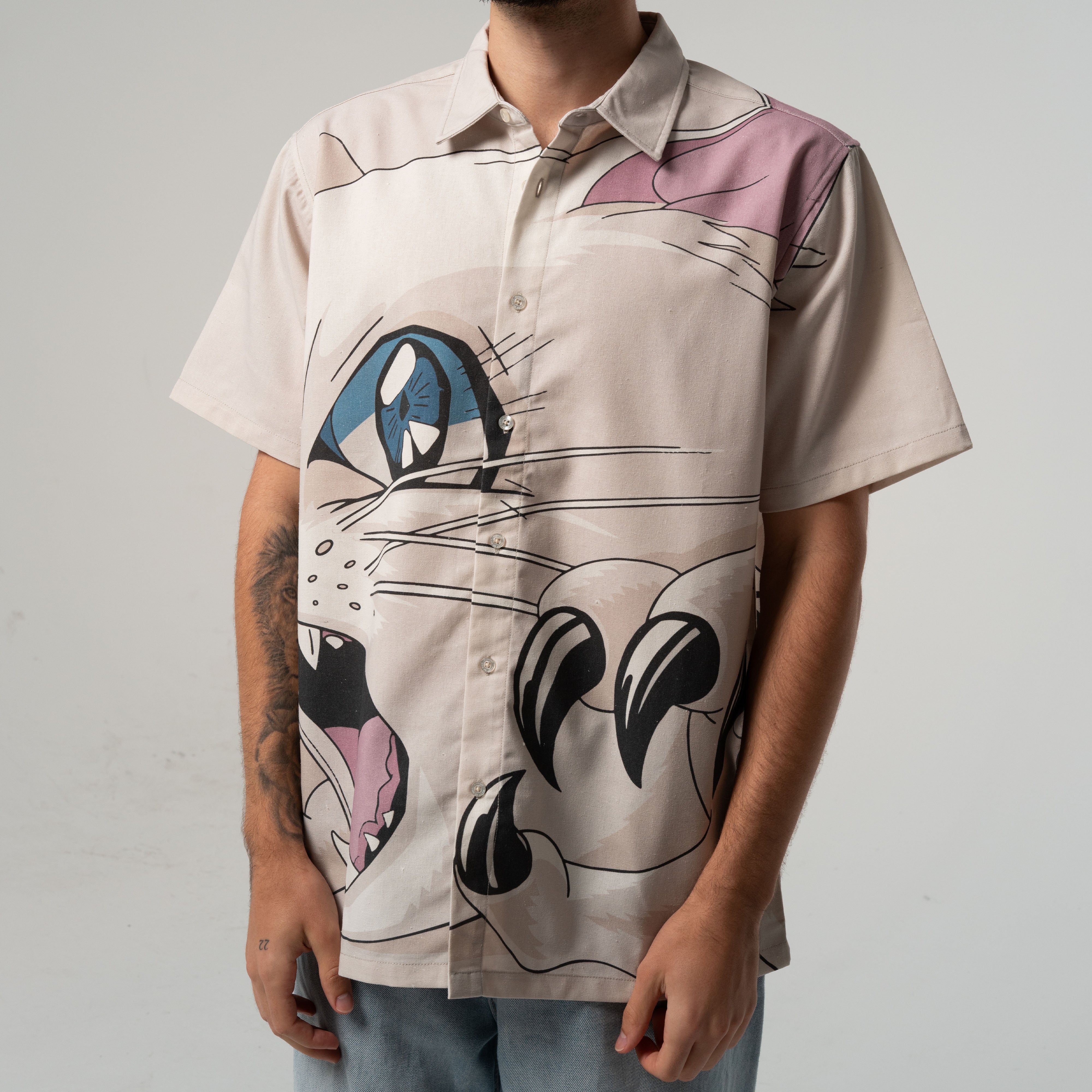 METAL CLAW BUTTON UP SHIRT