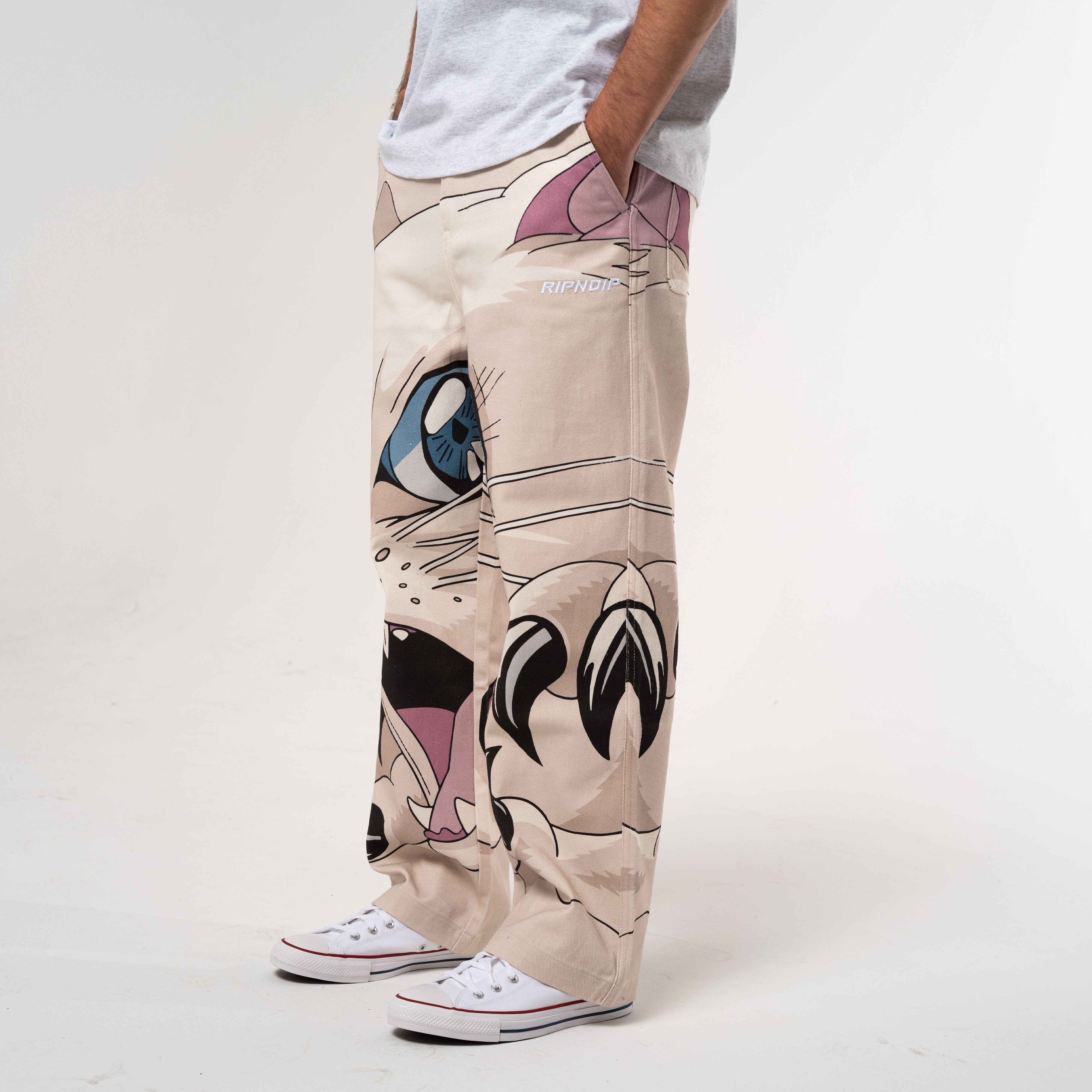 METAL CLAW WIDE LEG PANTS
