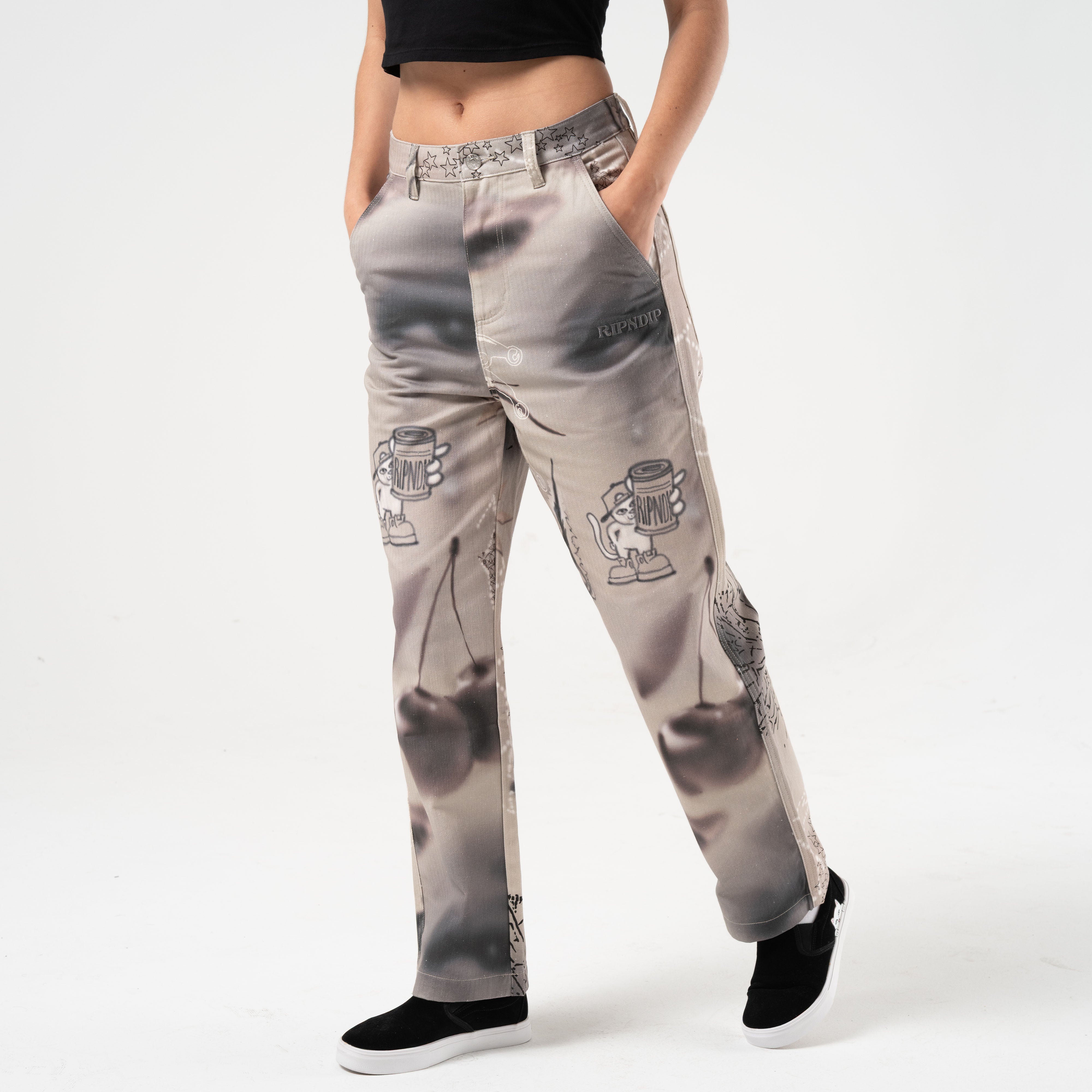 STARGAZING CARPENTER WIDE LEG PANTS
