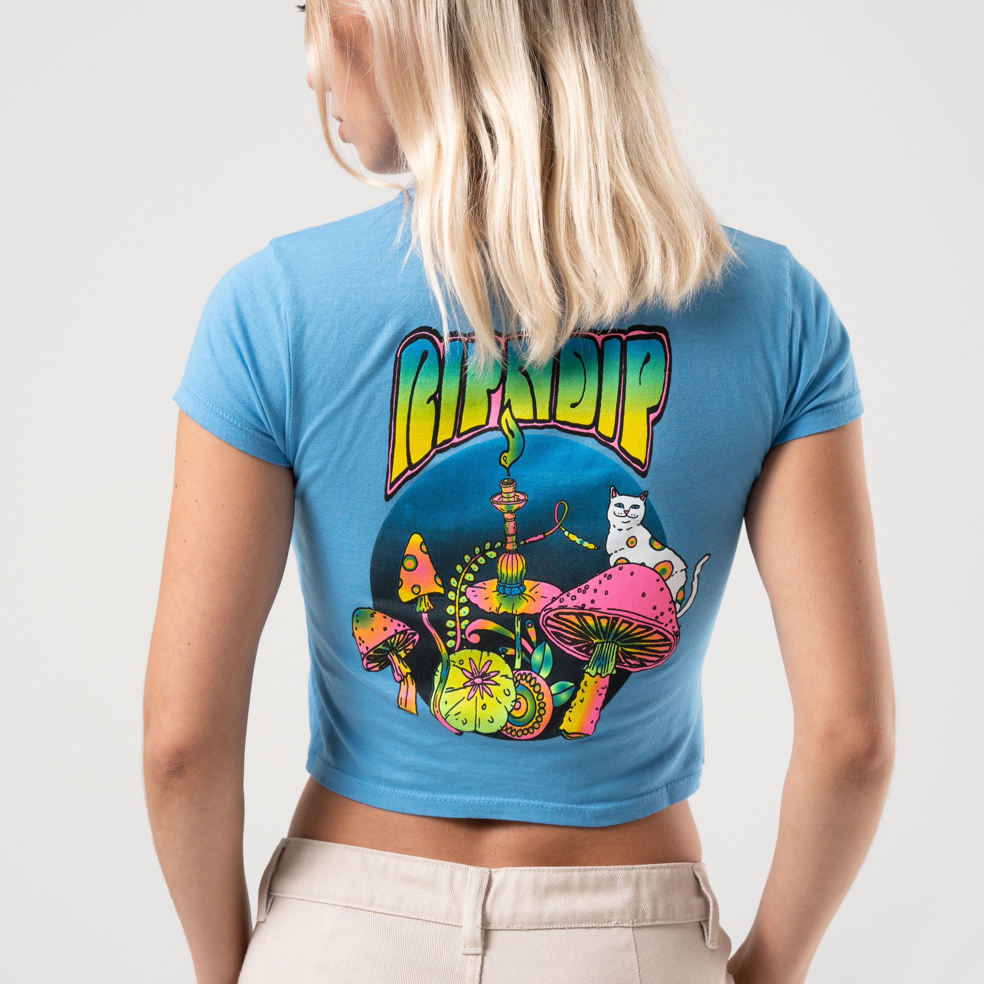 PSYCHEDELIC CROPPED BABY TEE