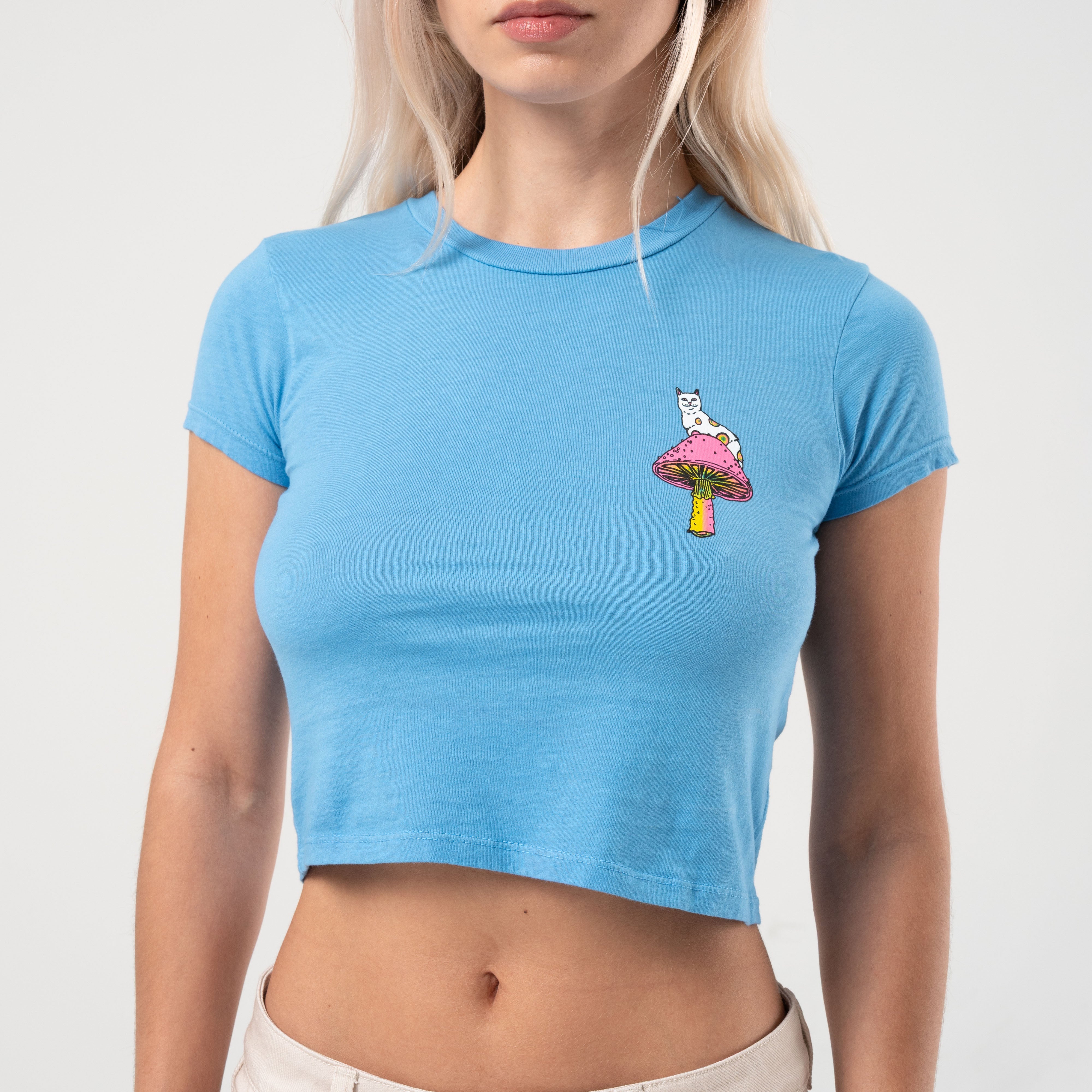 PSYCHEDELIC CROPPED BABY TEE
