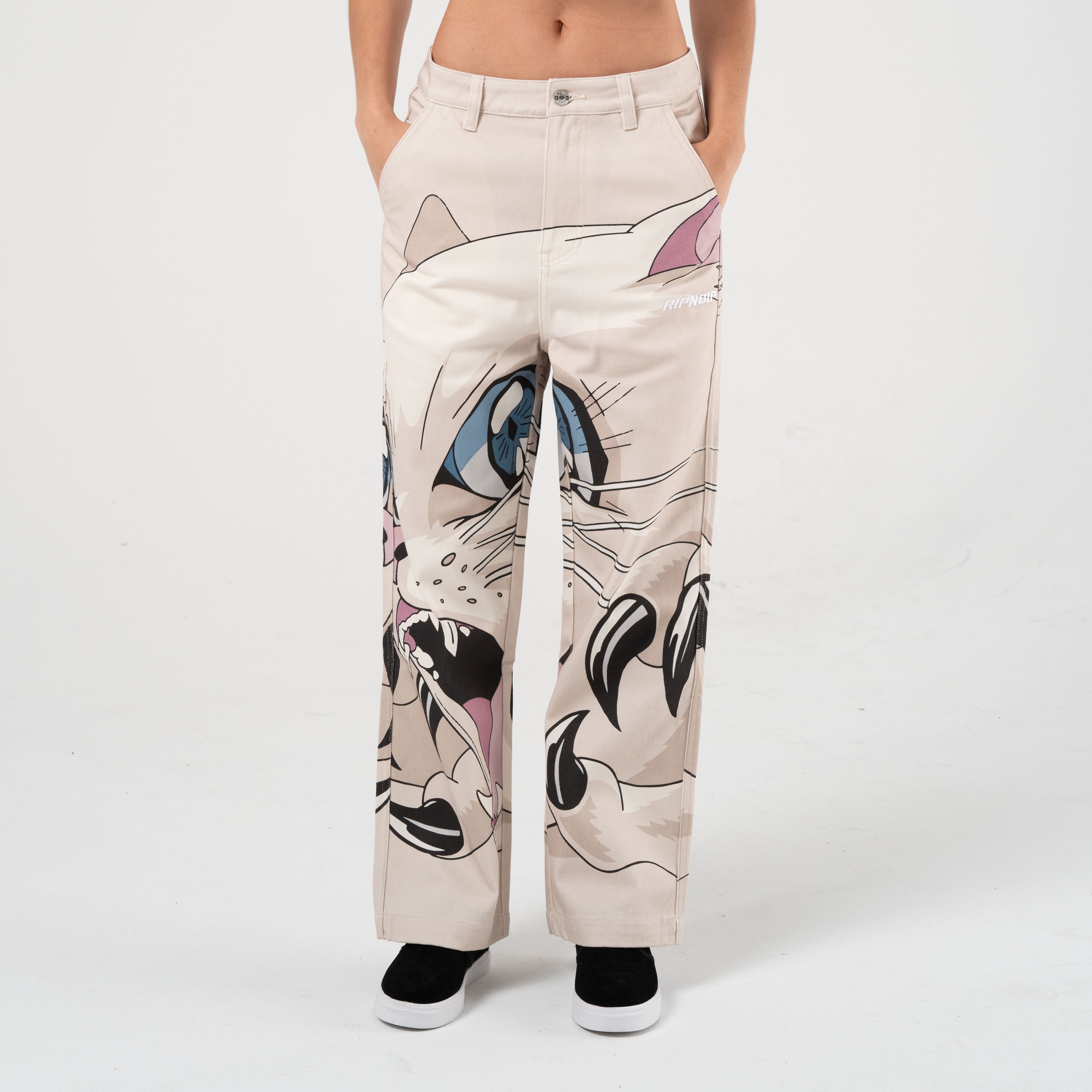 METAL CLAW WIDE LEG PANTS