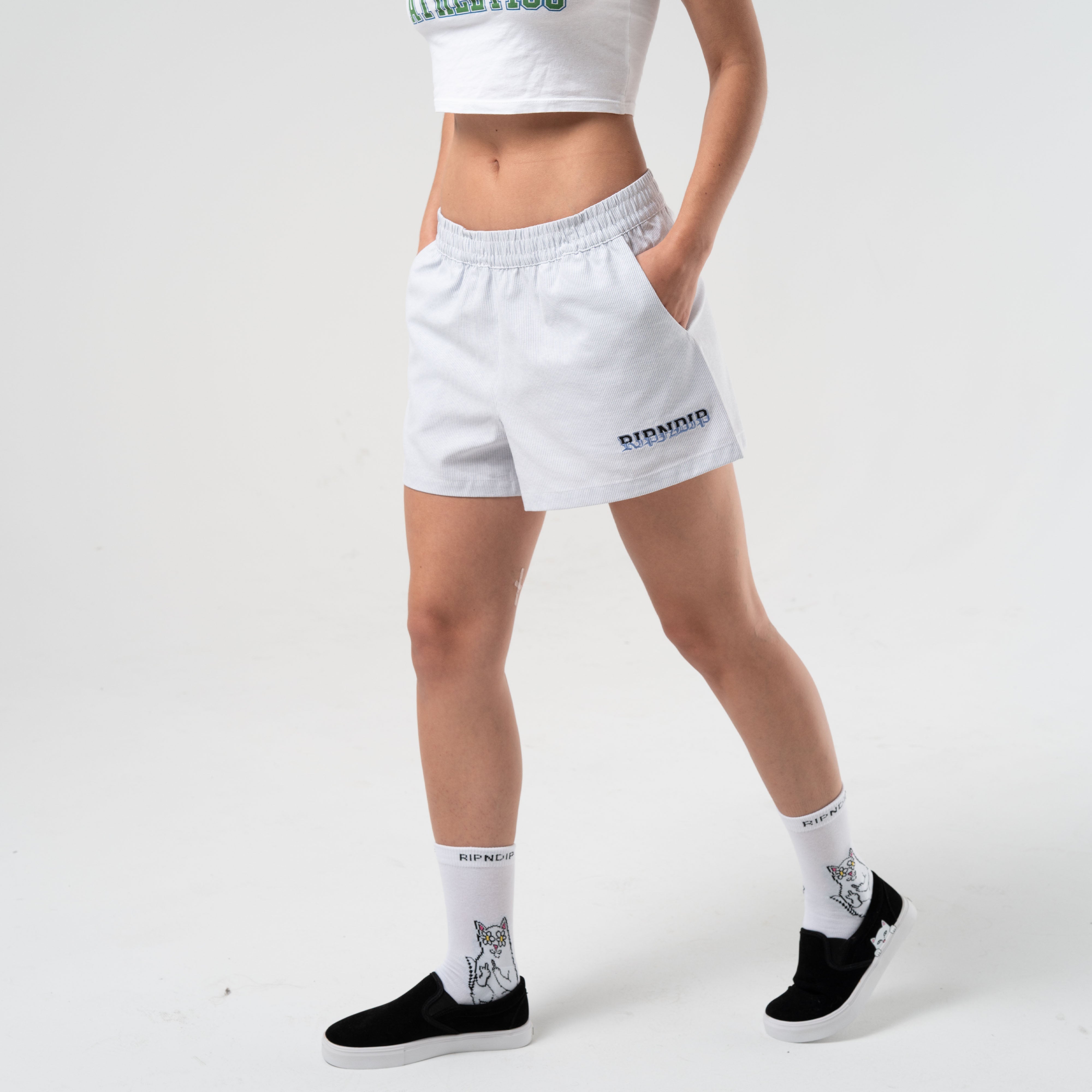 RICH SPIRIT LINEN SHORTS