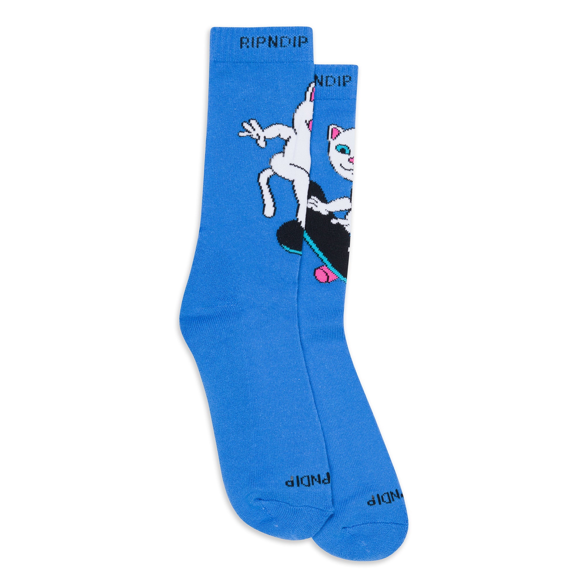 Skater Nerm Socks (Slate Blue)