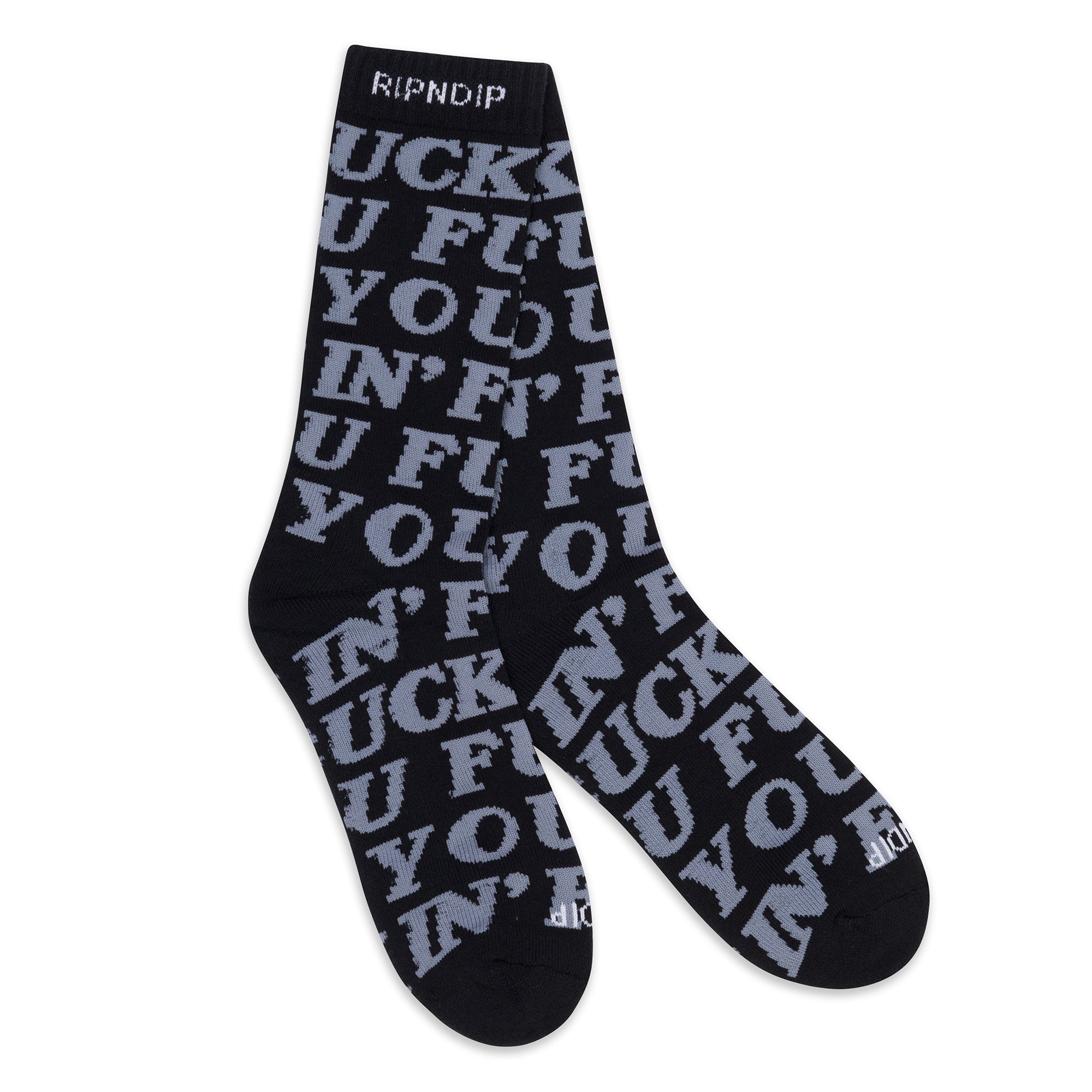 Fuckin Fuck Socks (Black)