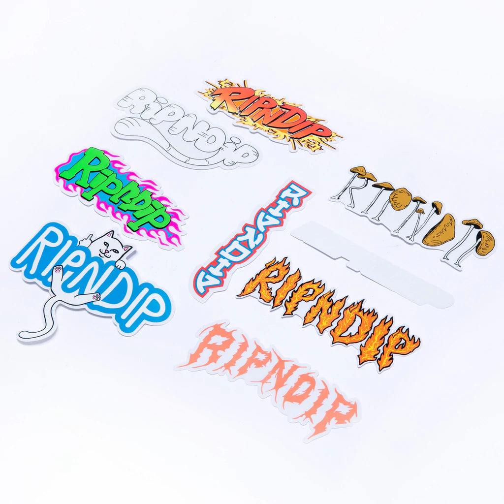 RIPNDIP Logo Sticker Pack (Multi)